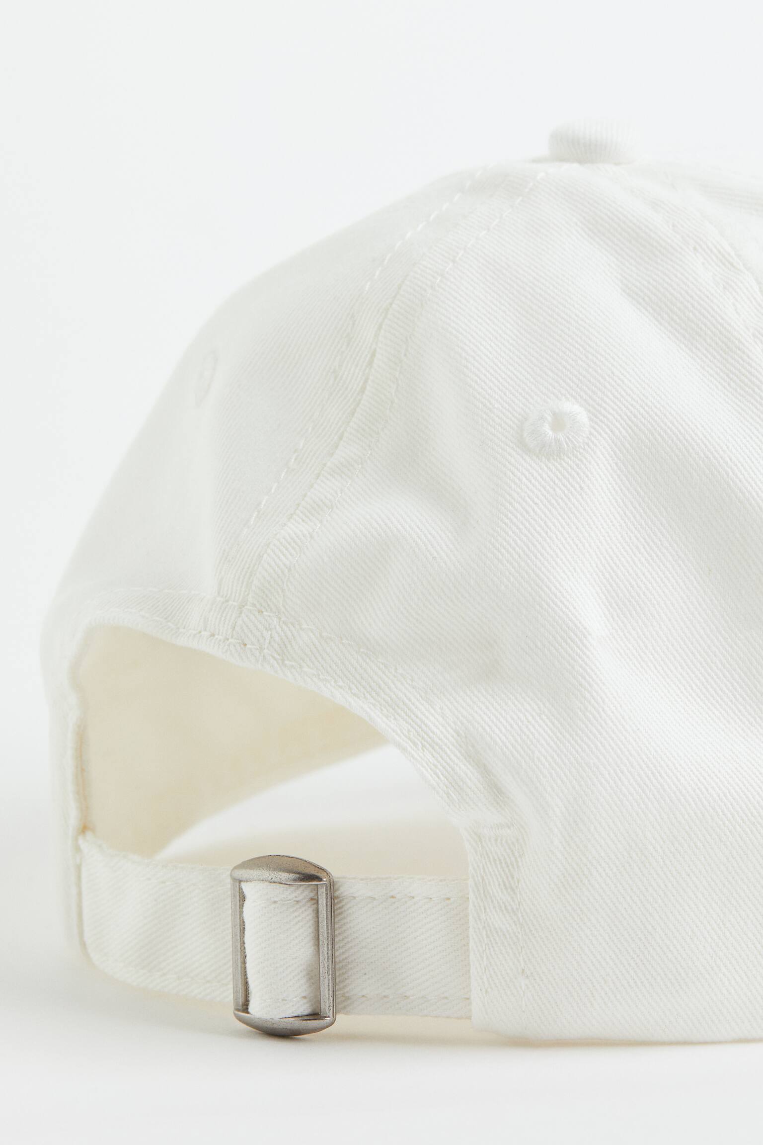 Cotton Twill Cap - White - 2