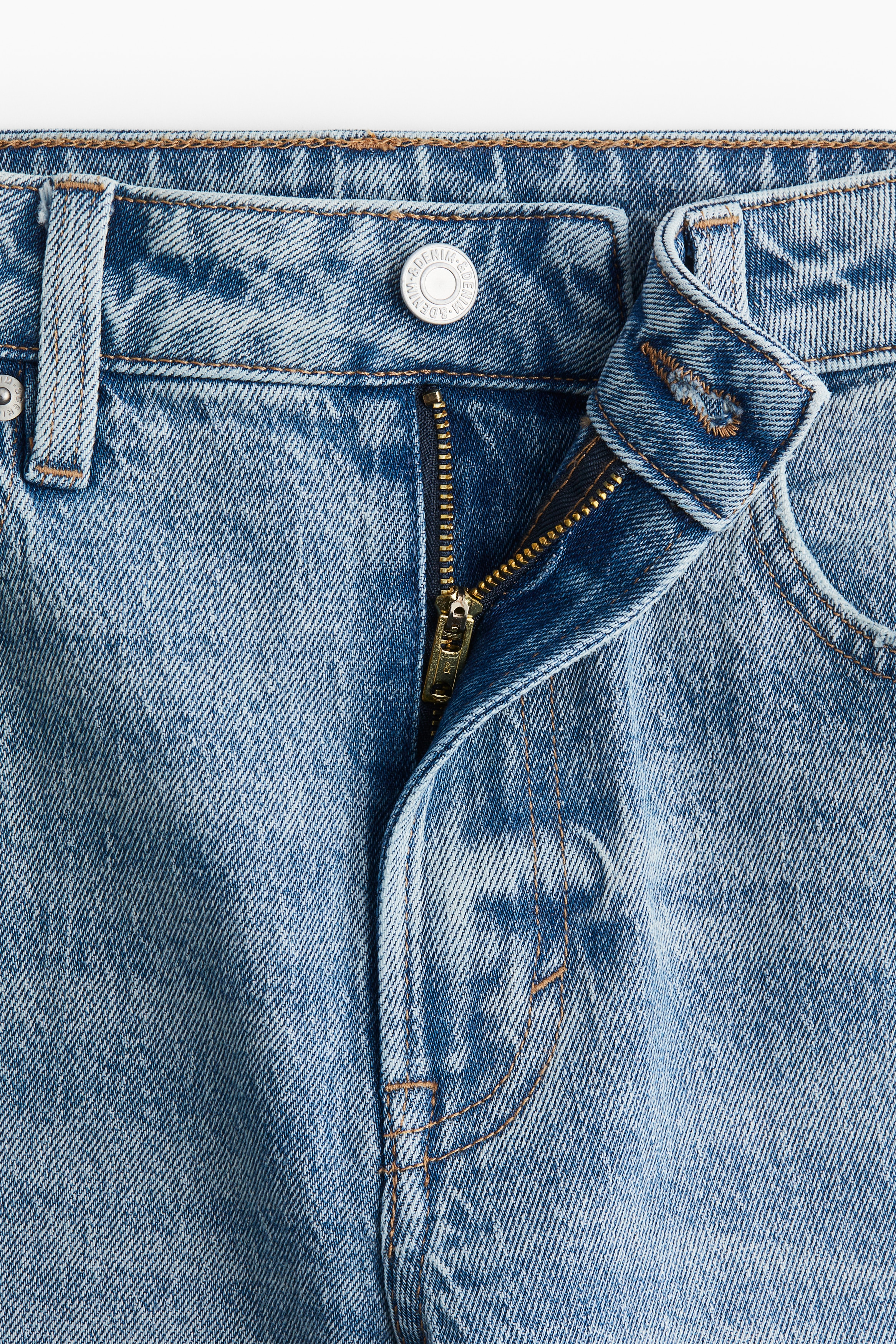 Slim Straight High Ankle Jeans
