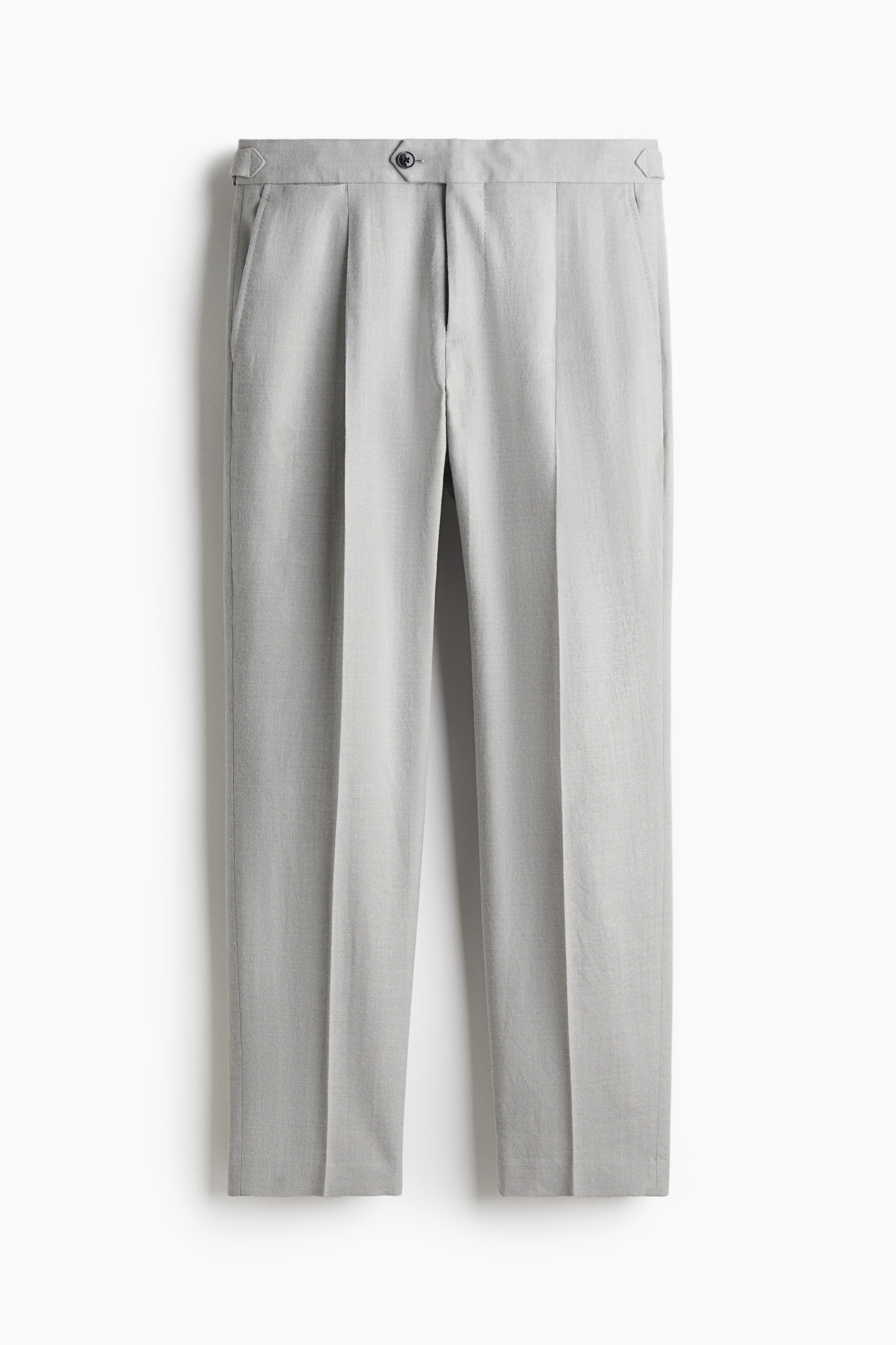 Regular-Fit Wool-Blend Pants