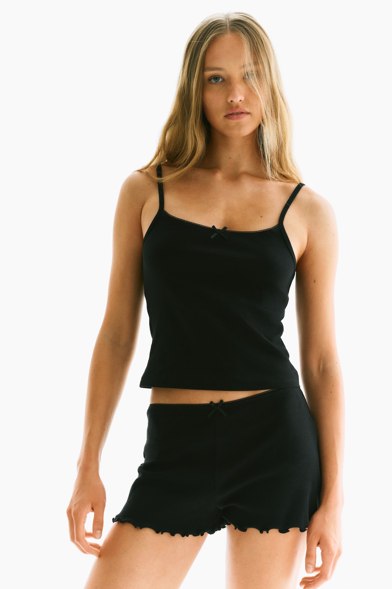 2-Piece Ribbed Jersey Set