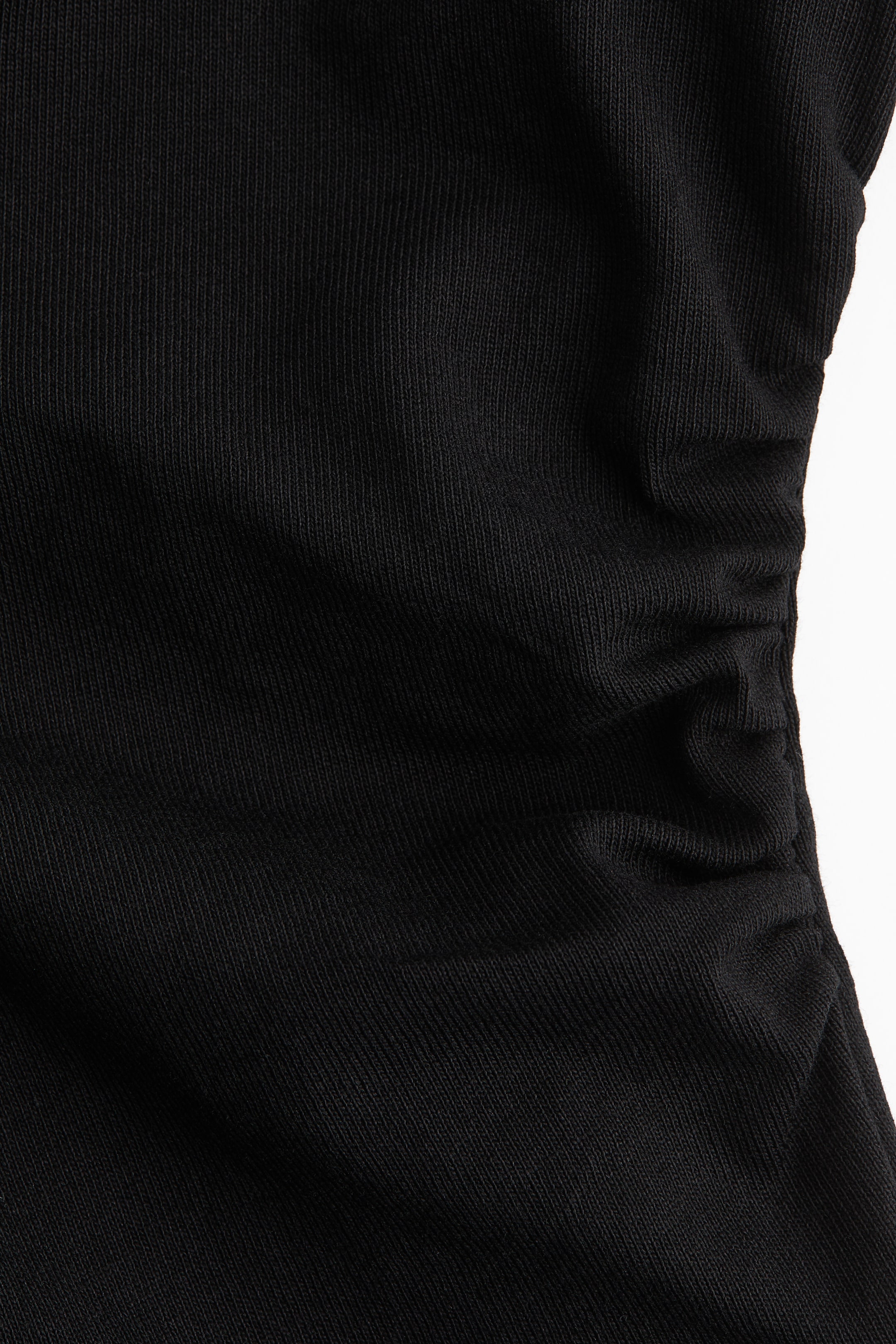 이미지 확대 보기: 웨이스트라인 티셔츠 - 블랙 - 여성 | H&M KR 6