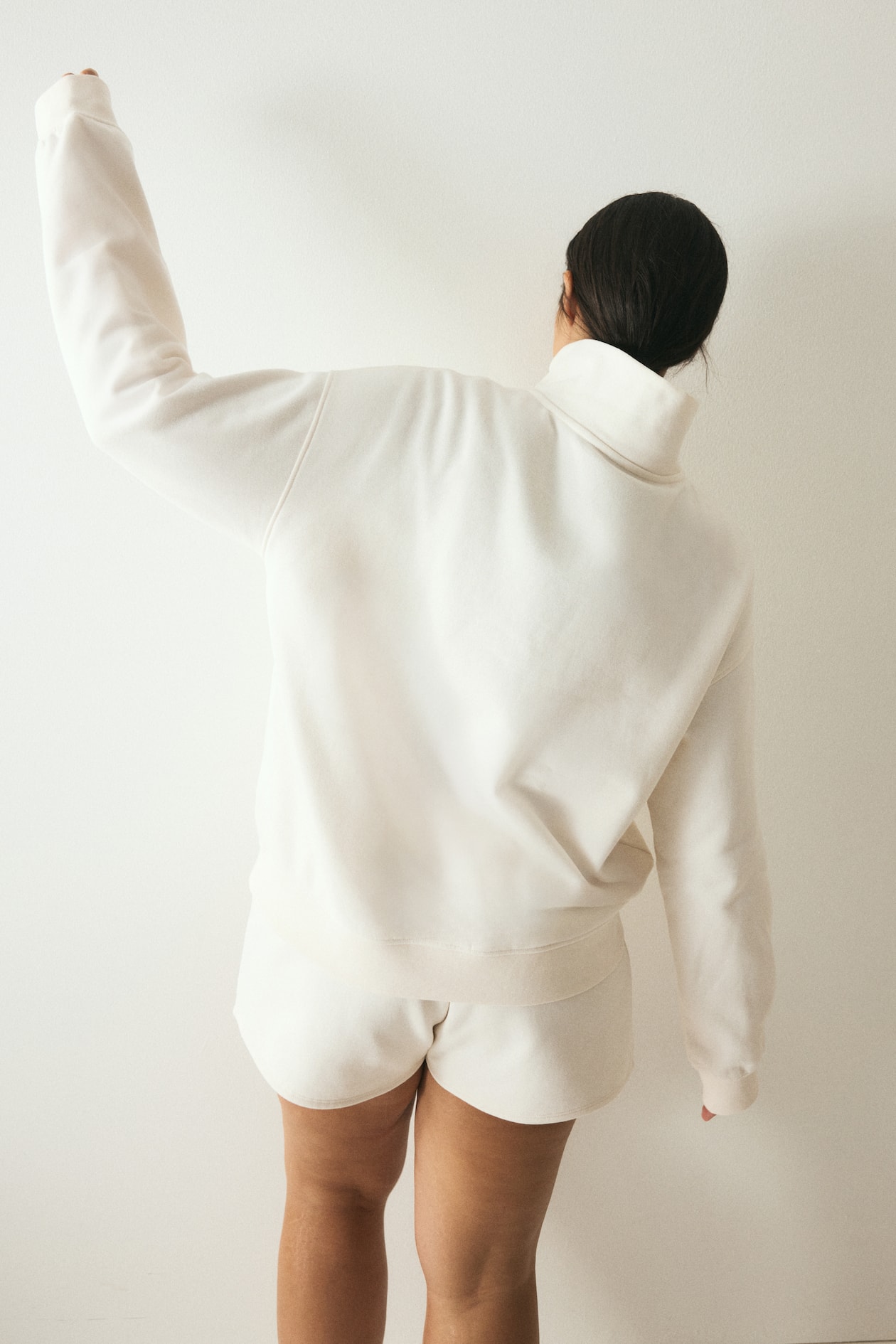Oversized Half-Zip Sweatshirt - image 2