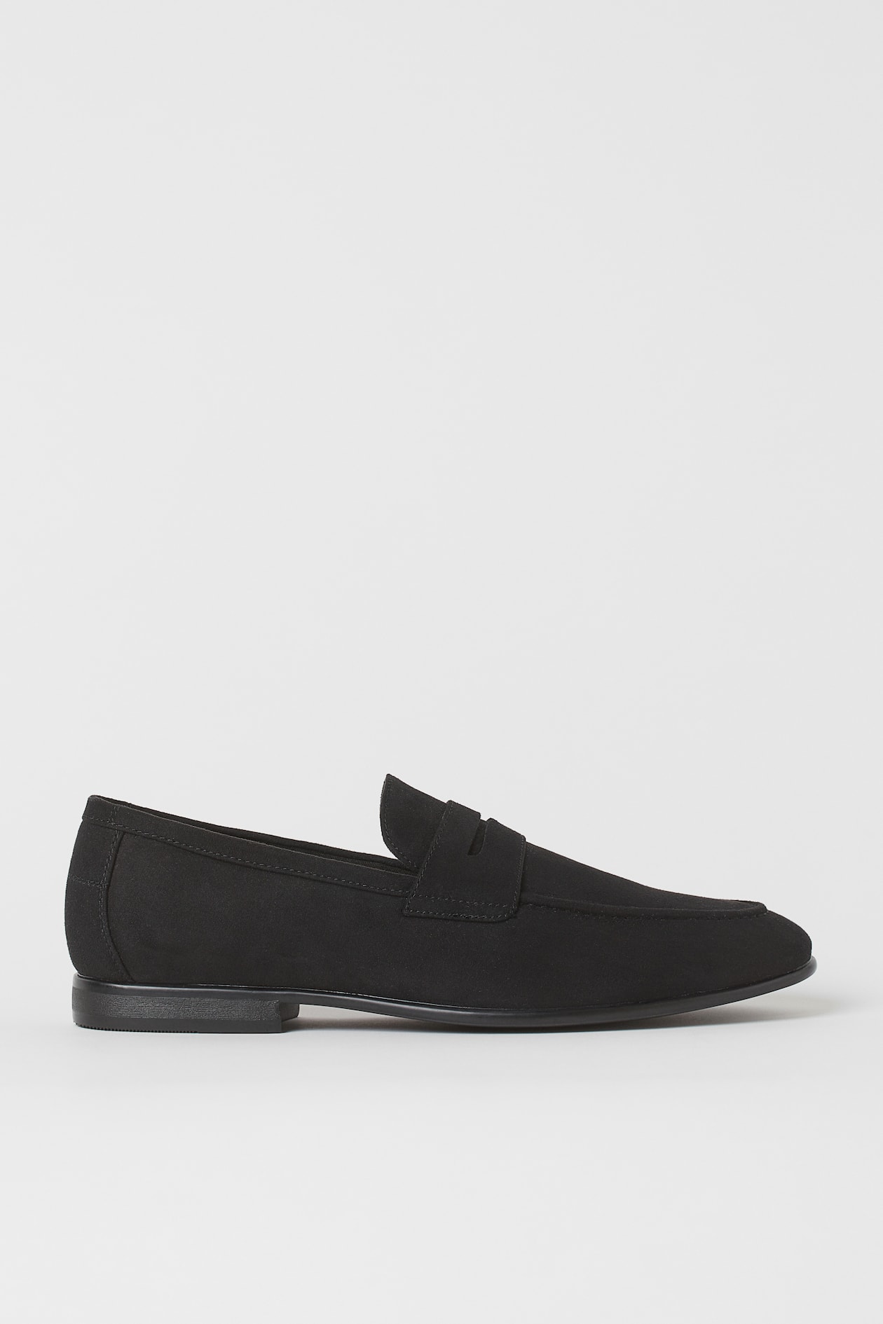 Loafers - Low heel - Black/faux suede - Men | H&M US