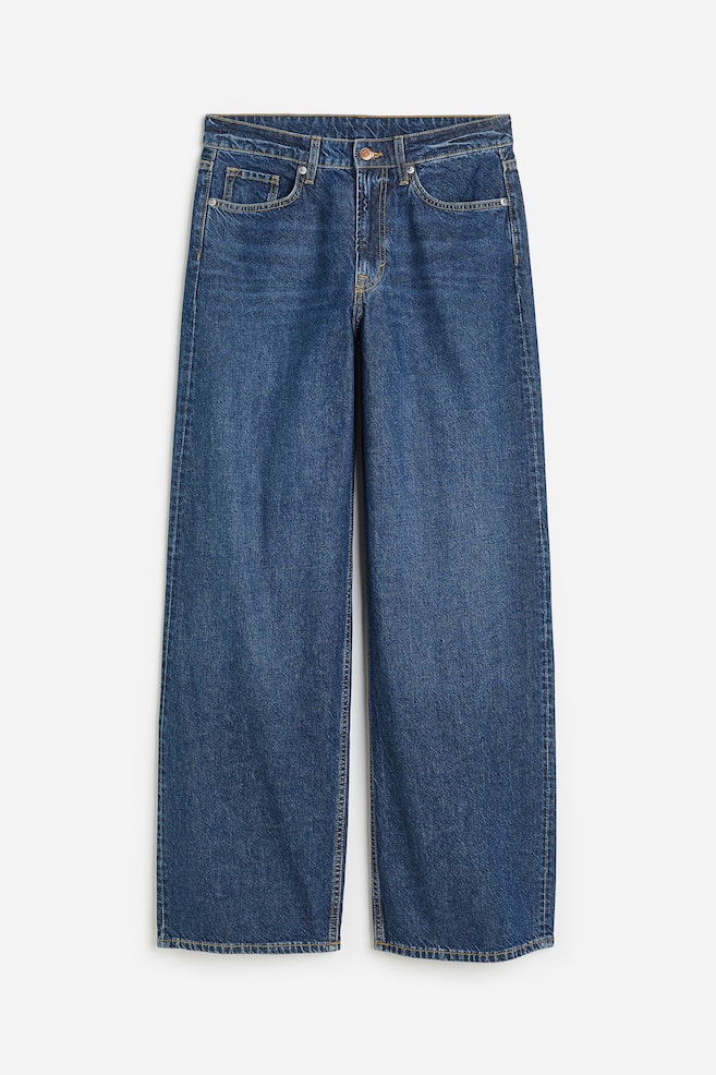 Baggy Regular Jeans - Mørk denimblå/Sort/Sart denimblå/Hvid/dc/dc - 2