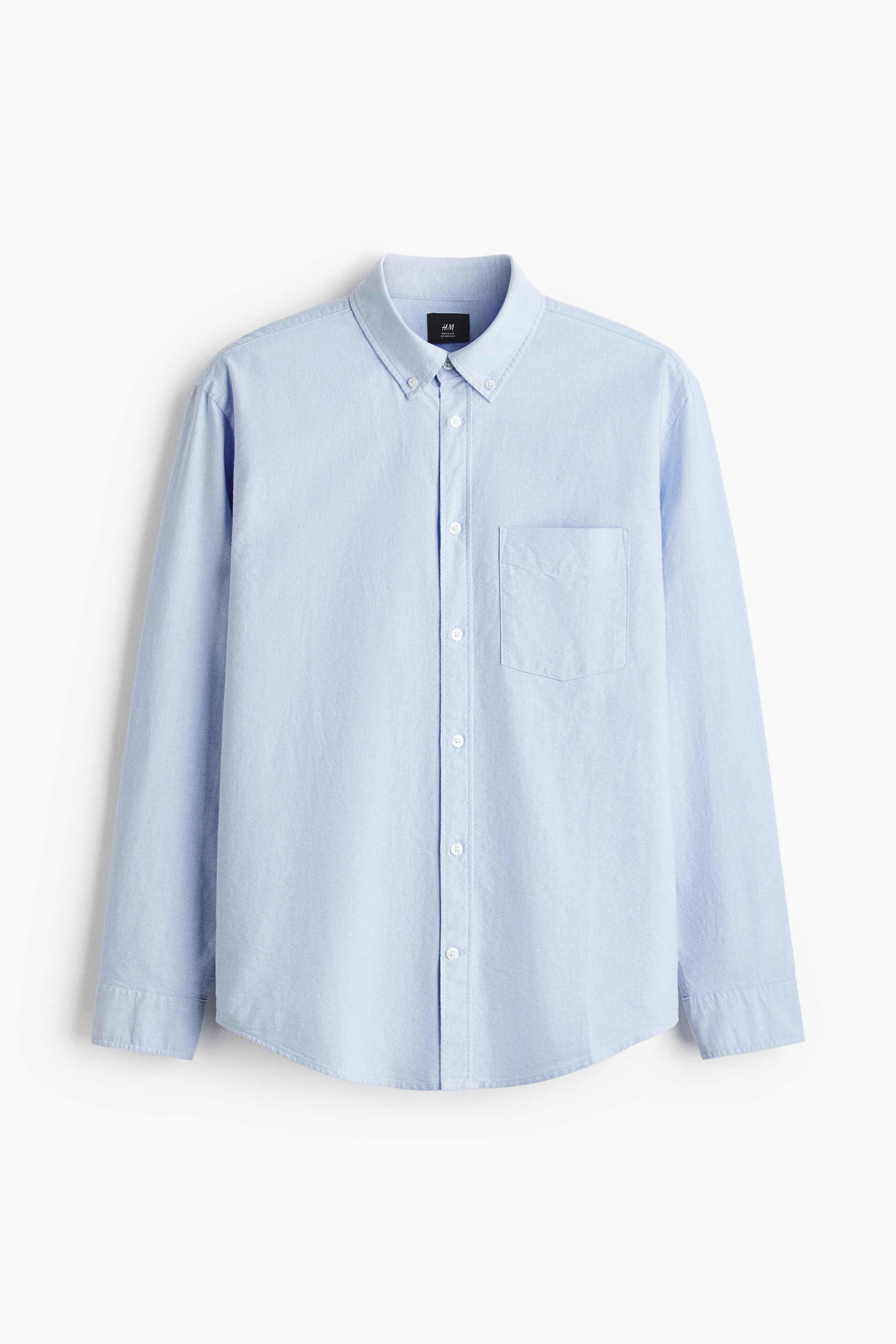 Regular Fit Oxford shirt - Light blue/Black/White/Light blue/Striped/Green/Striped/Light yellow