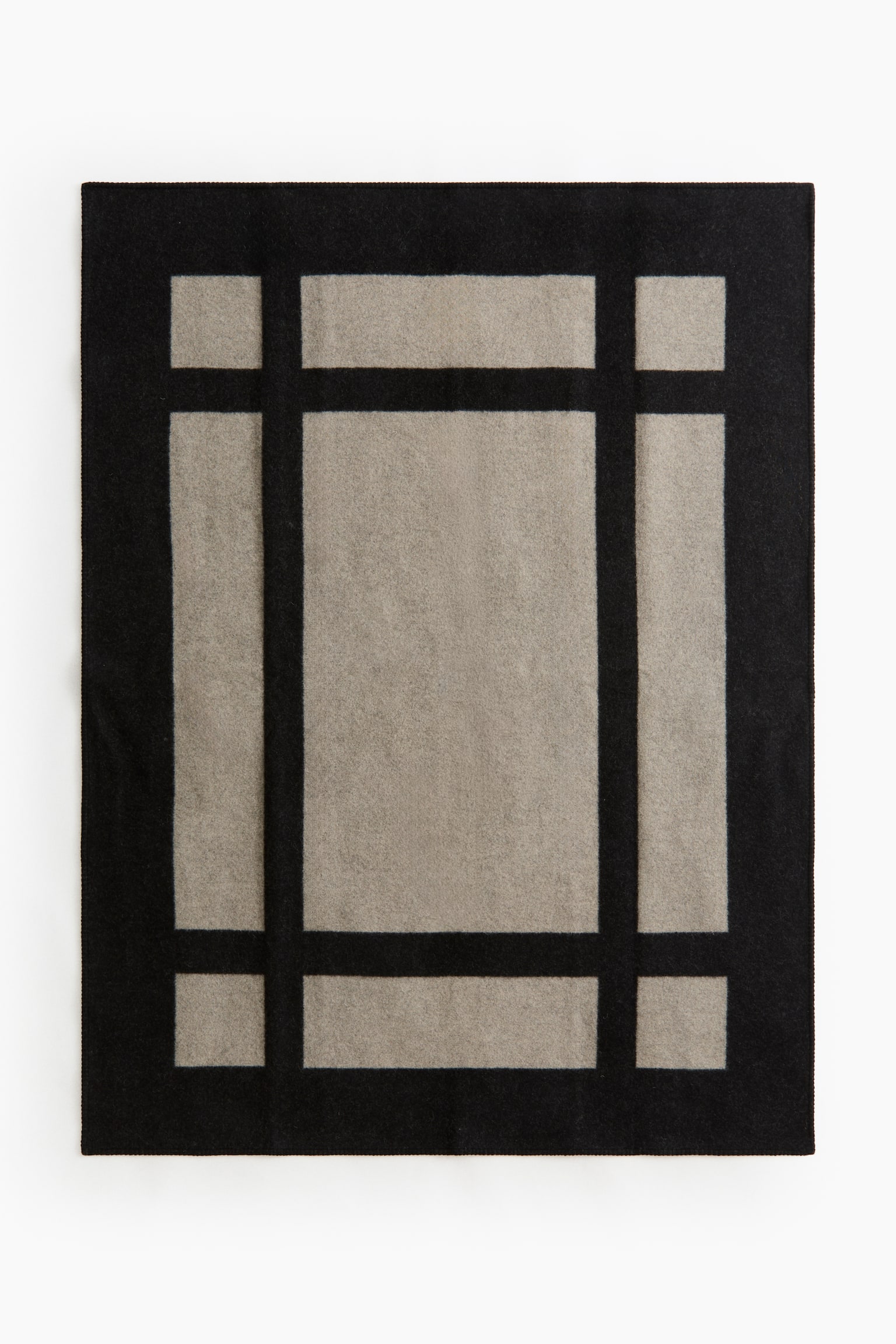 Wool-blend blanket - Black/Beige/Light yellow/Beige/Beige/Colour block/Pink/Cream - 3