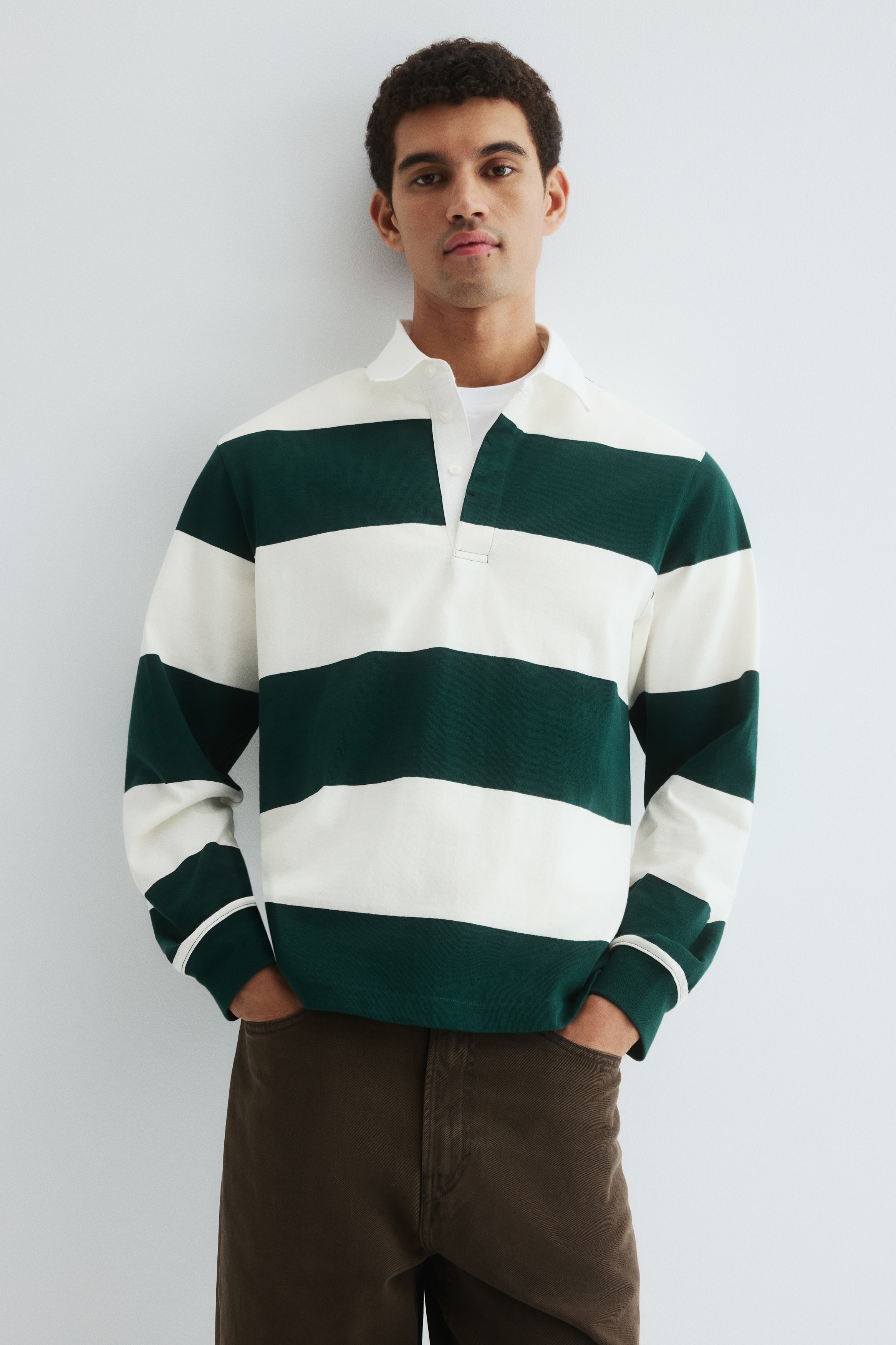 HUMAN MADE STRIPE RUGBY SHIRT 半袖 HUMAN MADE STRIPE RUGBY SHIRT