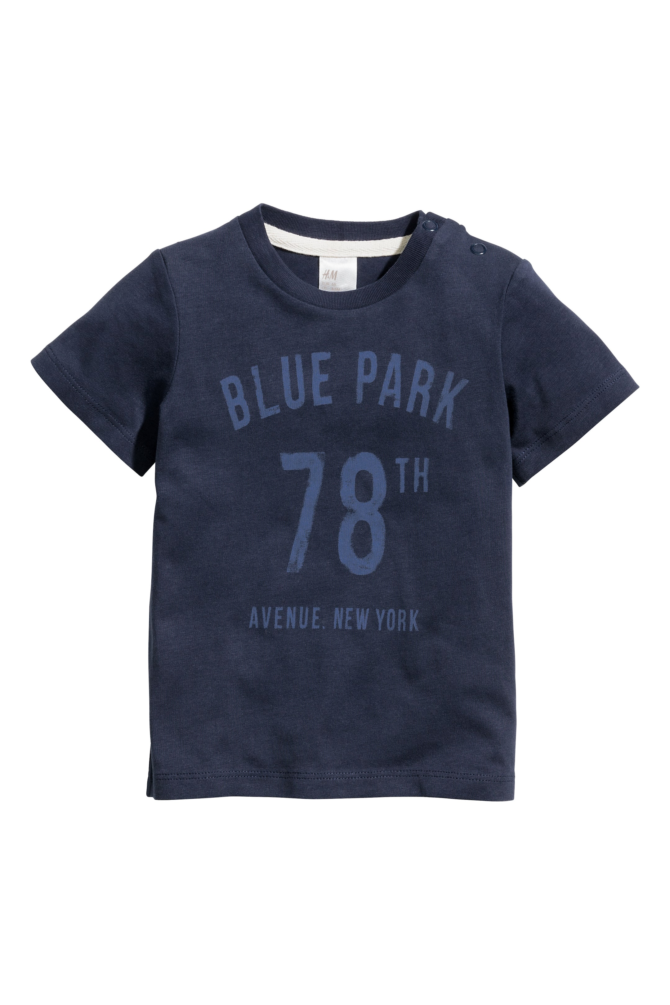 View larger image: 2-pack T-shirts - Dark blue - Kids | H&M GB 1