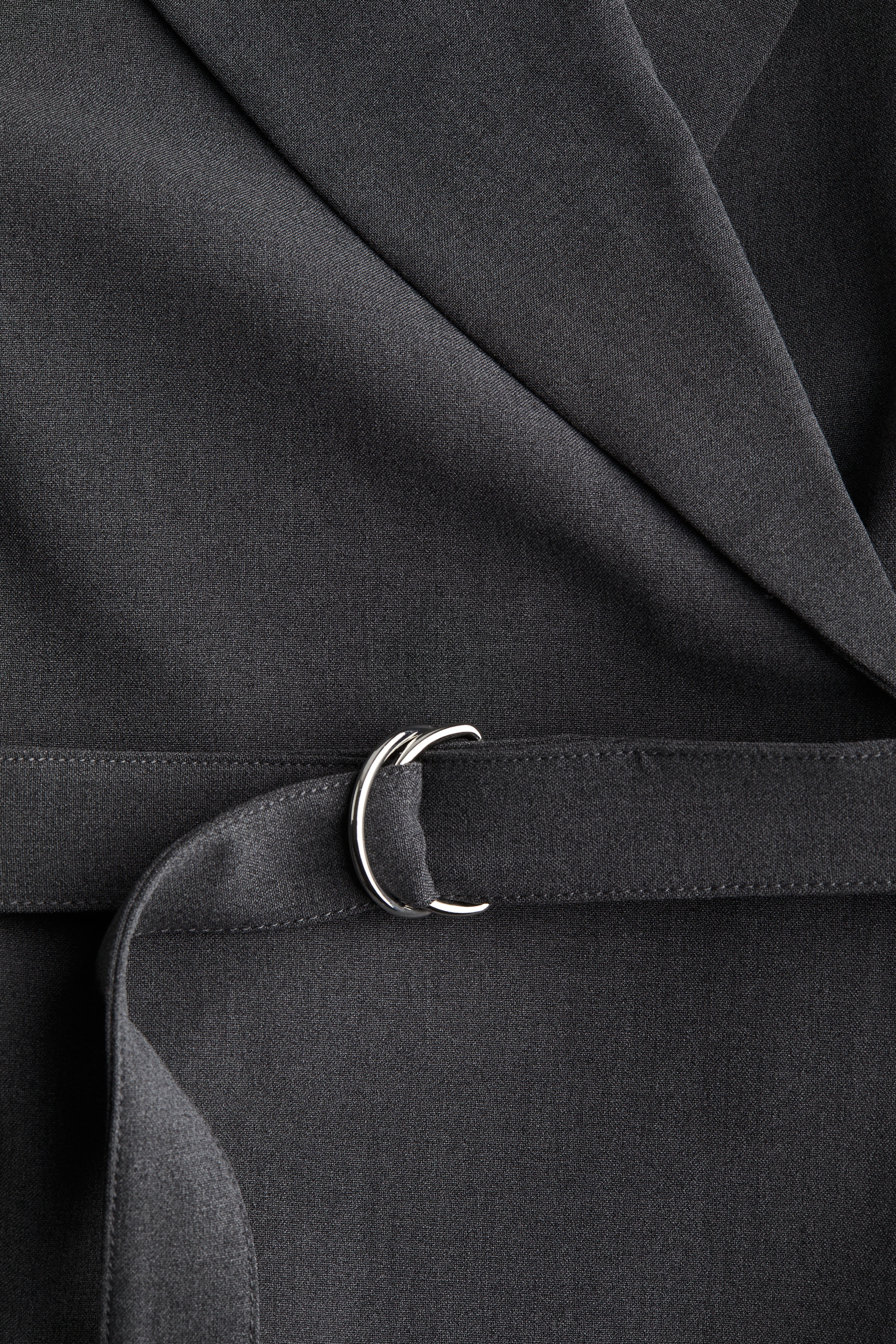 Belted blazer