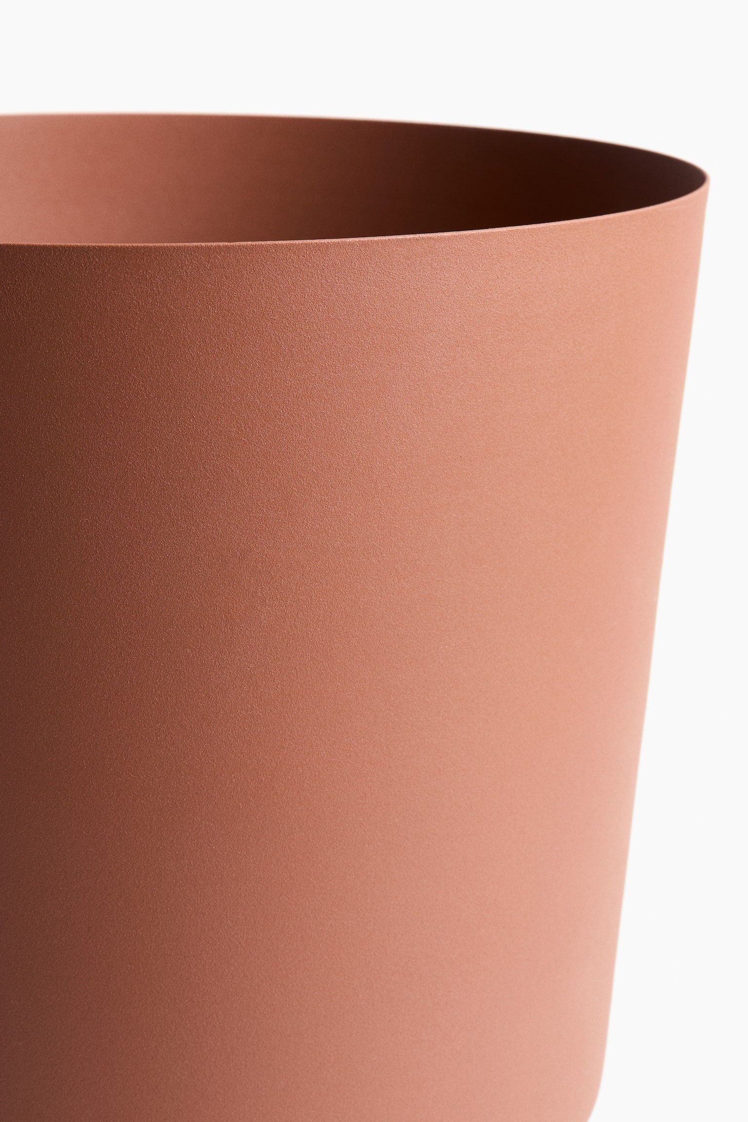 Large metal plant pot - Terracotta/Light beige/Dark brown - 6