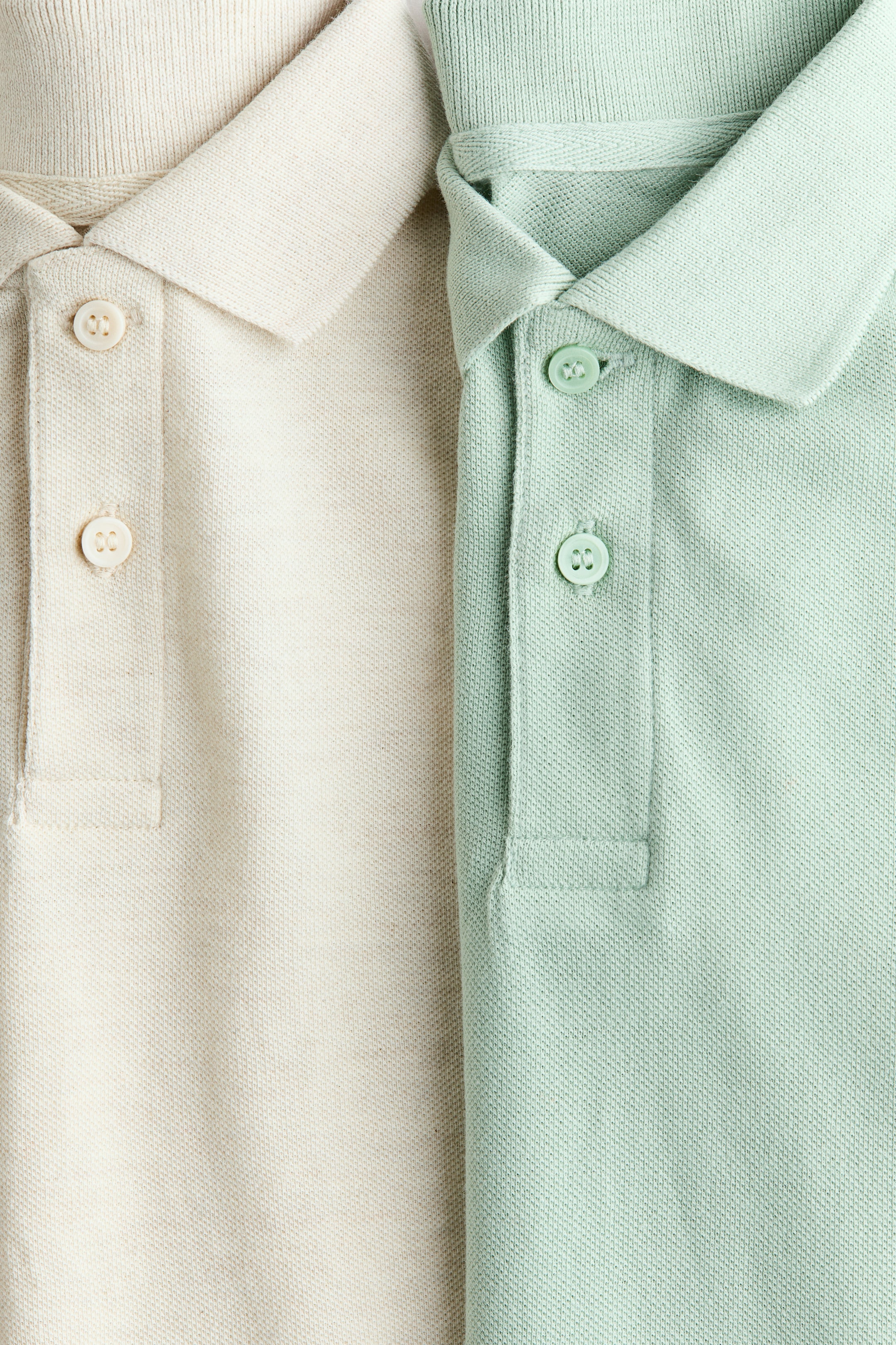 2-Pack Cotton Piqué Polo Shirts