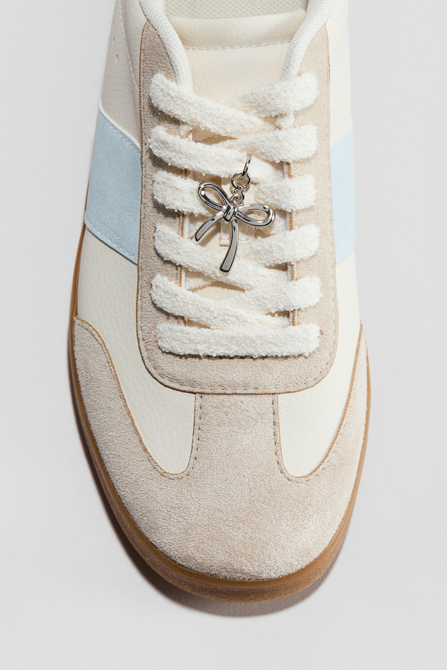 Кросівки з підвісками - Блакитний/кольорові блоки/Білий/рожевий - 3