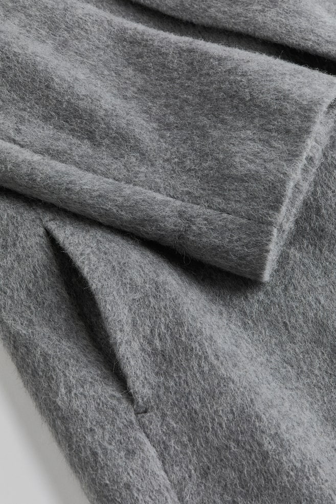 Wool-blend coat - Grey - 3