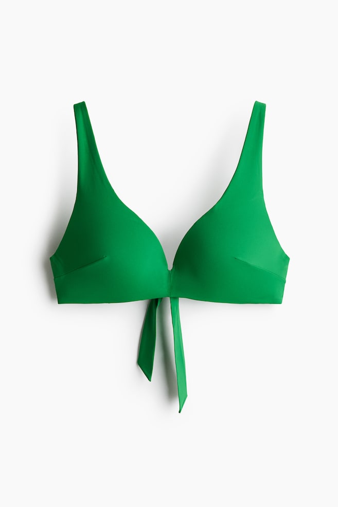 Push-up bikini top - Green/Dark brown/Black/Dark red - 1