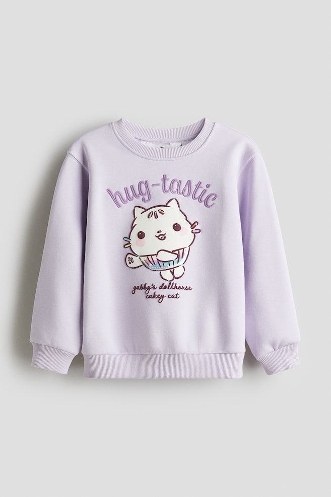 Felpa con motivi - Viola/Casa bambole di Gabby/Crema/Lilo & Stitch/Azzurro/Frozen/Bianco/principesse Disney/Bianco/Minni/Bianco/Minni/Crema/SmileyWorld®/Nero/Lilo & Stitch/Rosa chiaro/CapyFun - 1