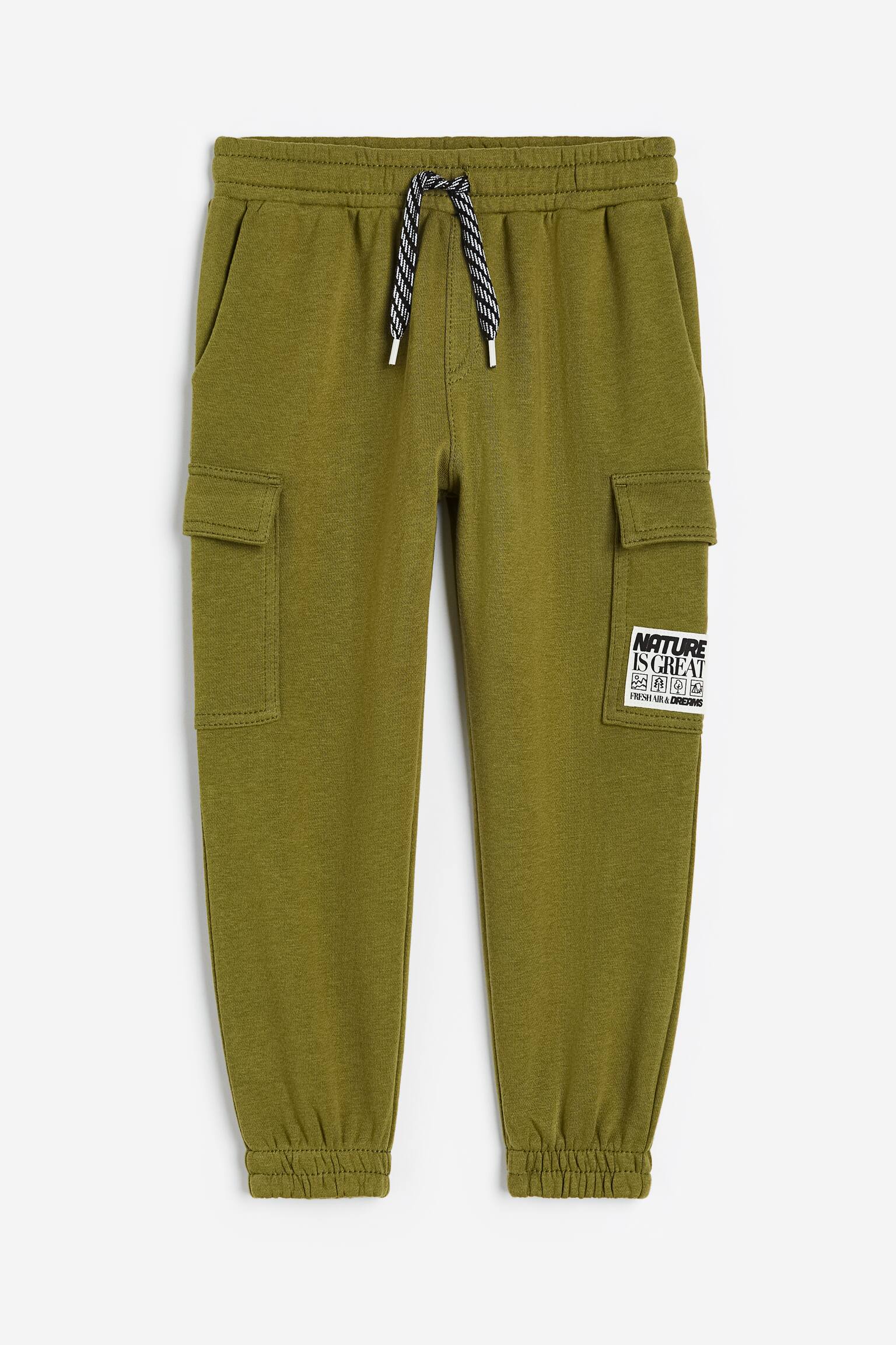 Cargo Joggers - Khaki green - 1