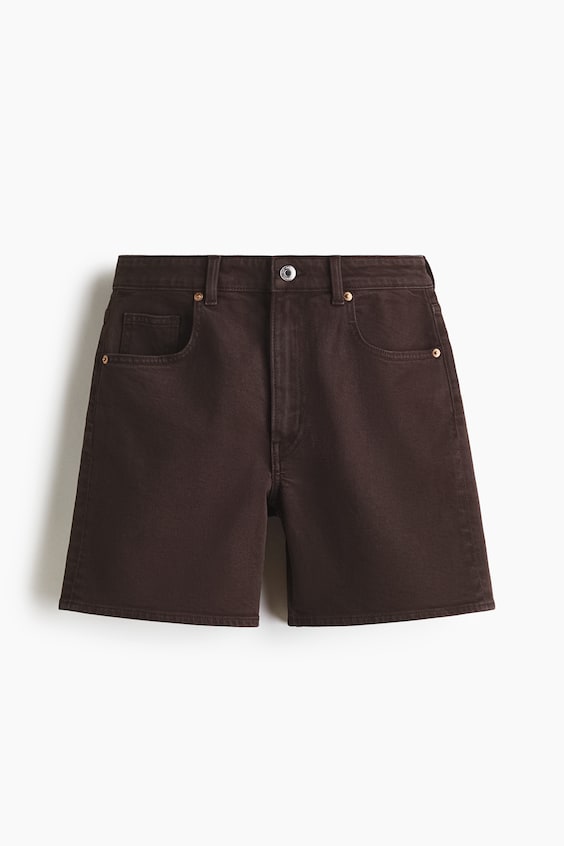 Женские шорты H&M High-Waist Denim Shorts