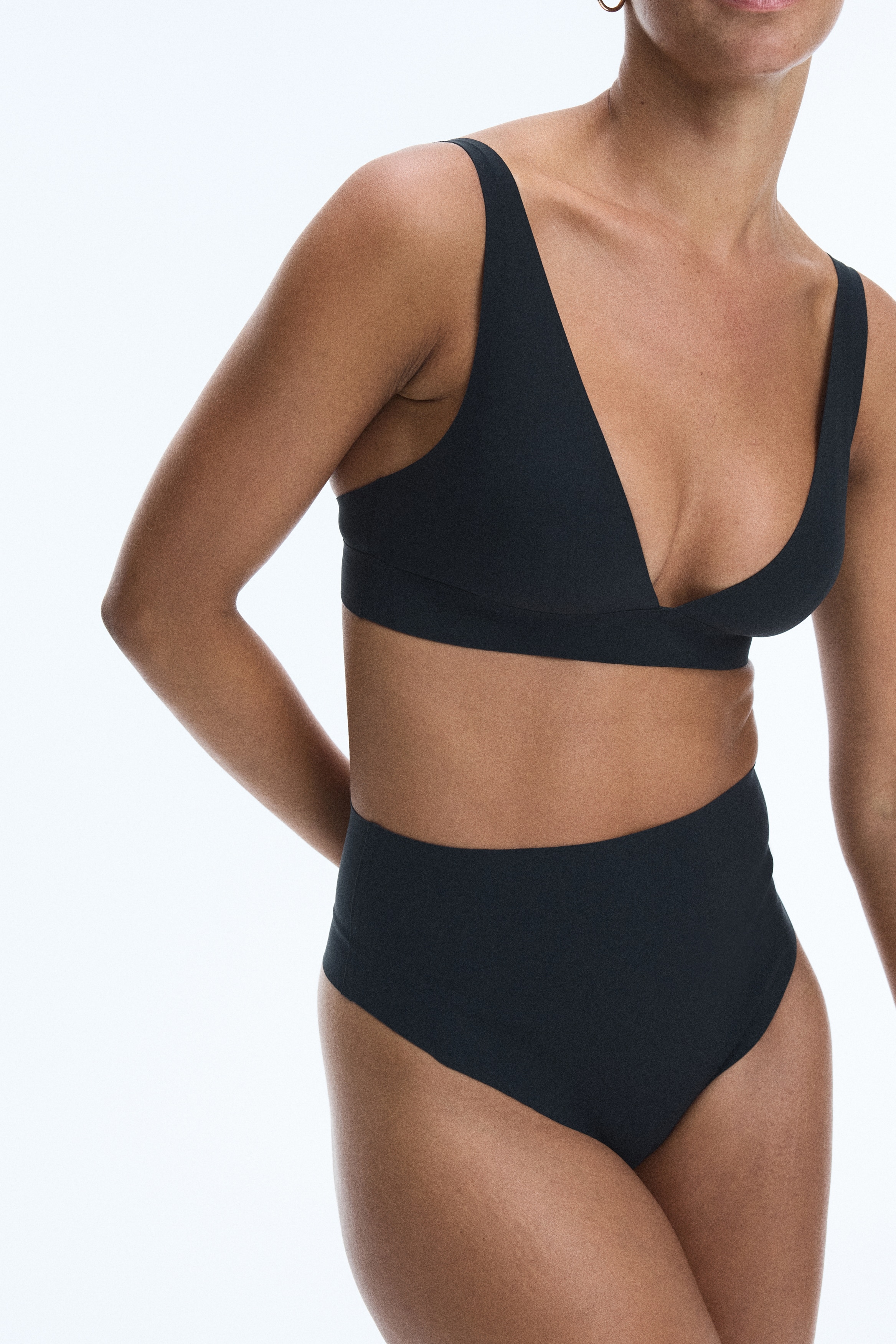 Soft microfibre bra