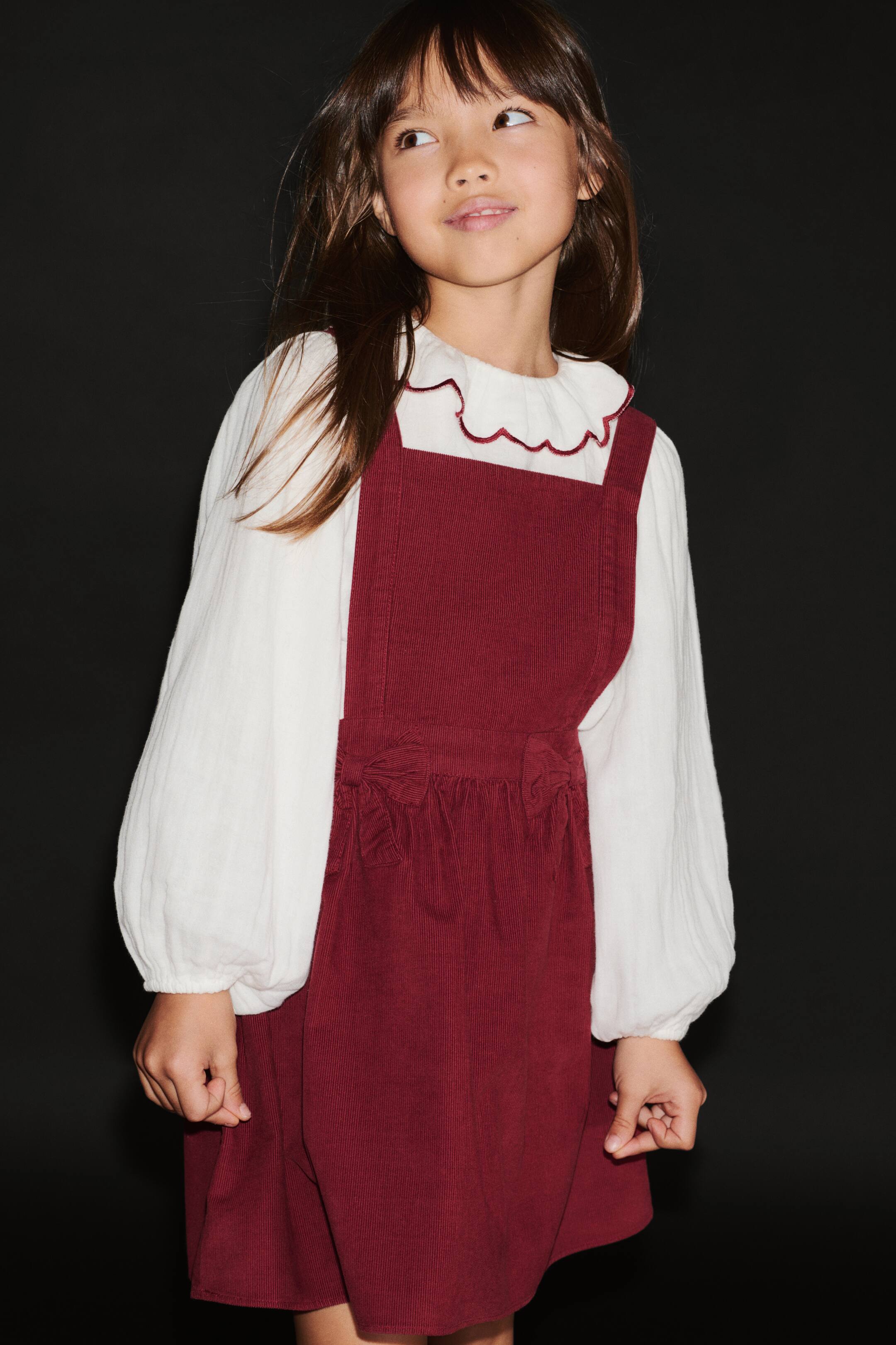 View larger image: 2-piece cotton set - Dark red - Kids | H&M 1