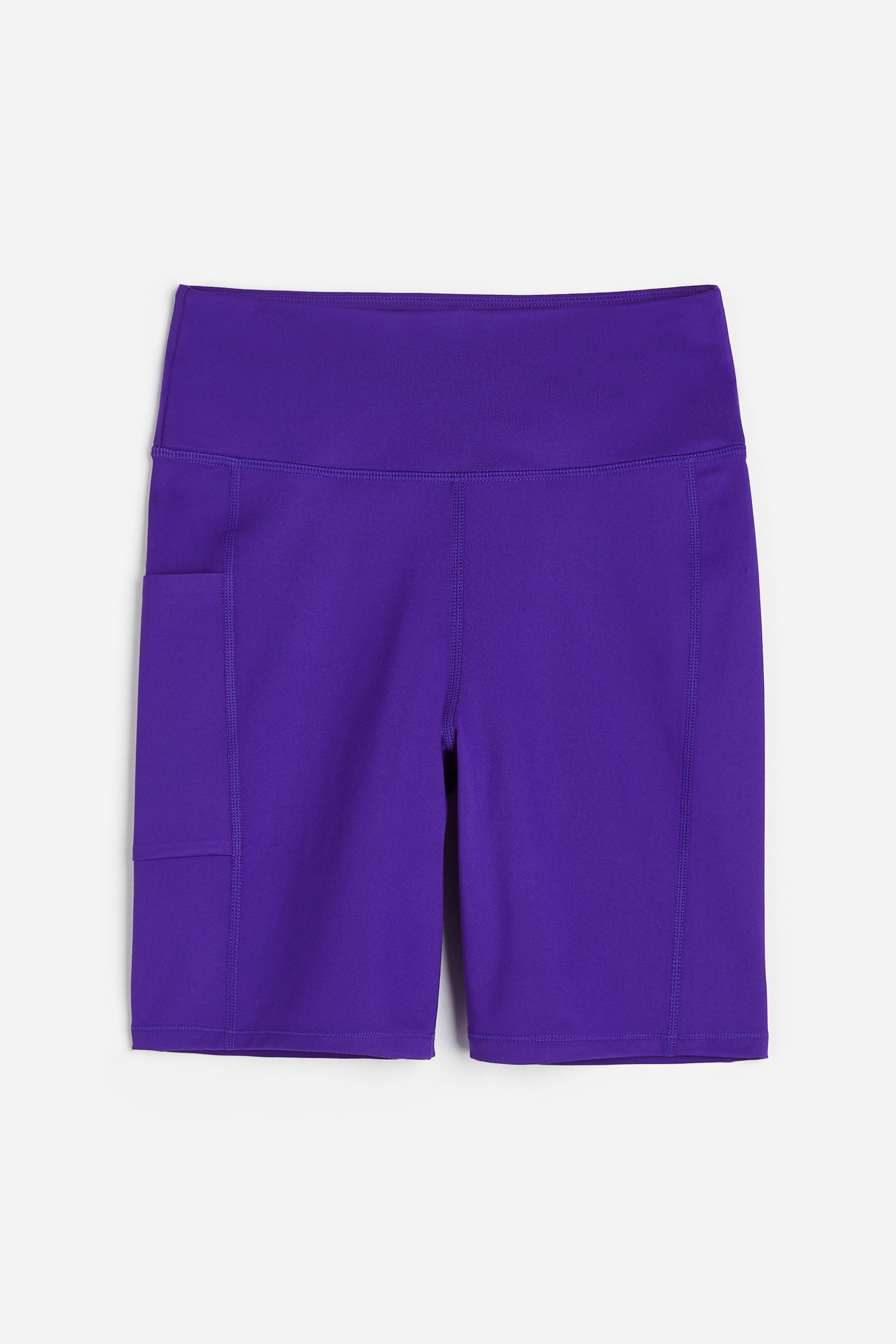 DryMove Sports Bike Shorts with Pocket Dark purple Ladies H M CA