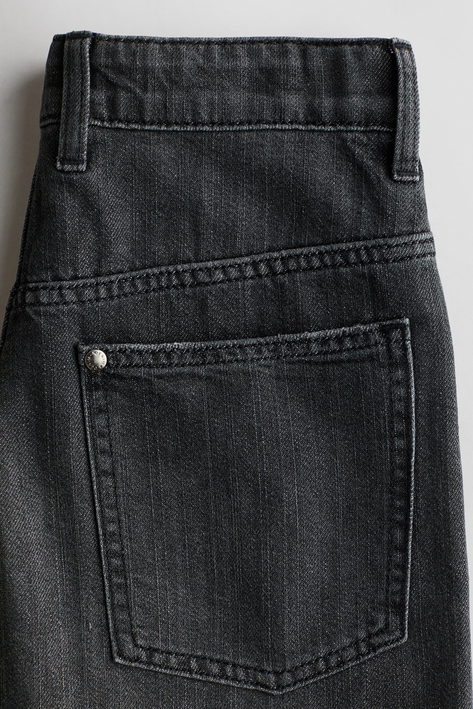 Barrel-leg jeans - Black/Denim blue/Light denim blue - 4