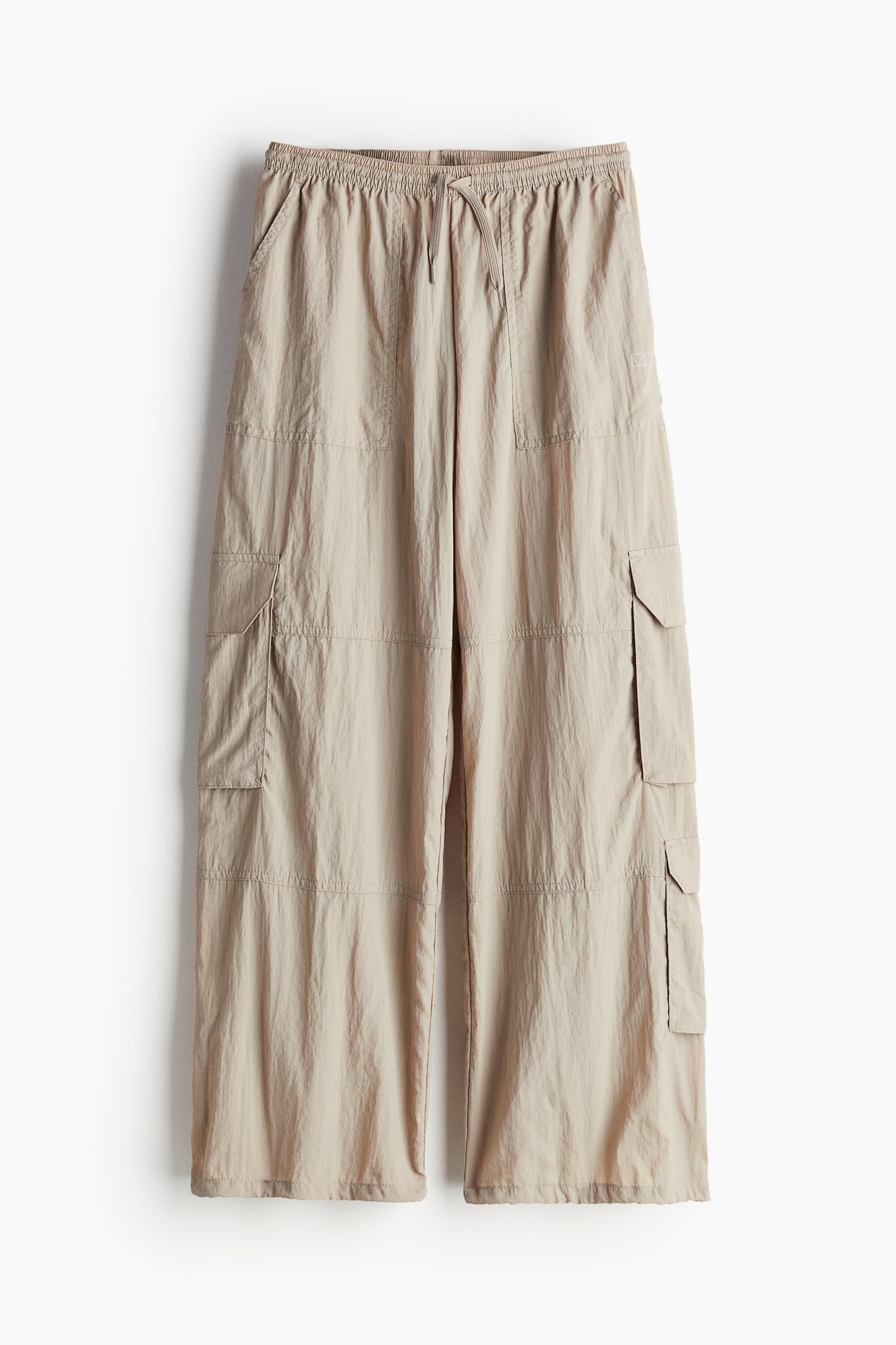 Sports cargo trousers - Beige/Black - 1