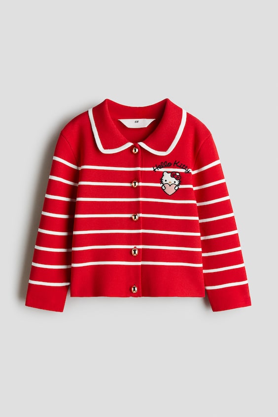 Детские кардиганы H&M Embroidered-Detail Knit Cardigan