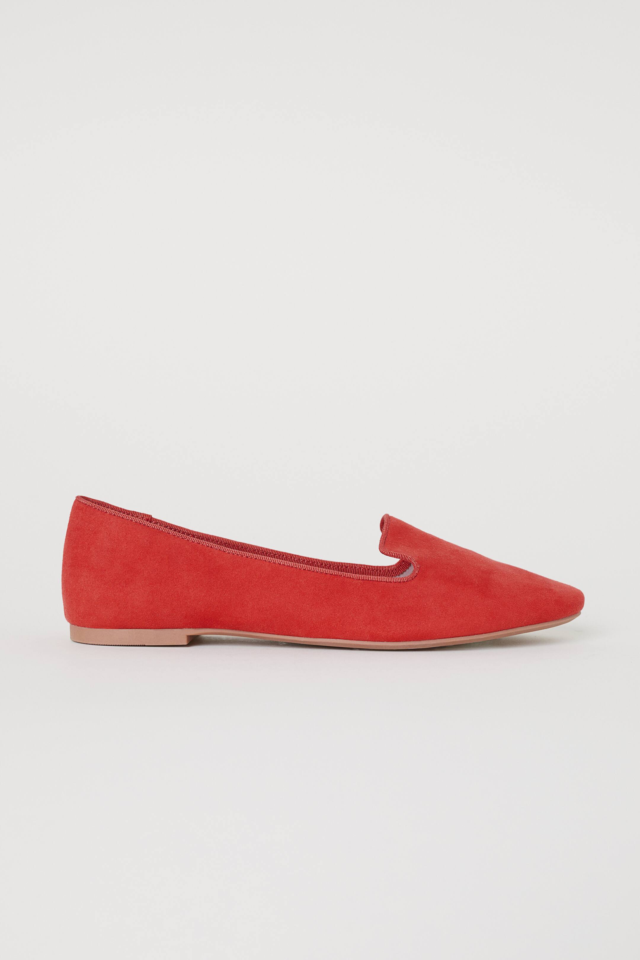 Loafers - No heel - Red - Ladies | H&M GB