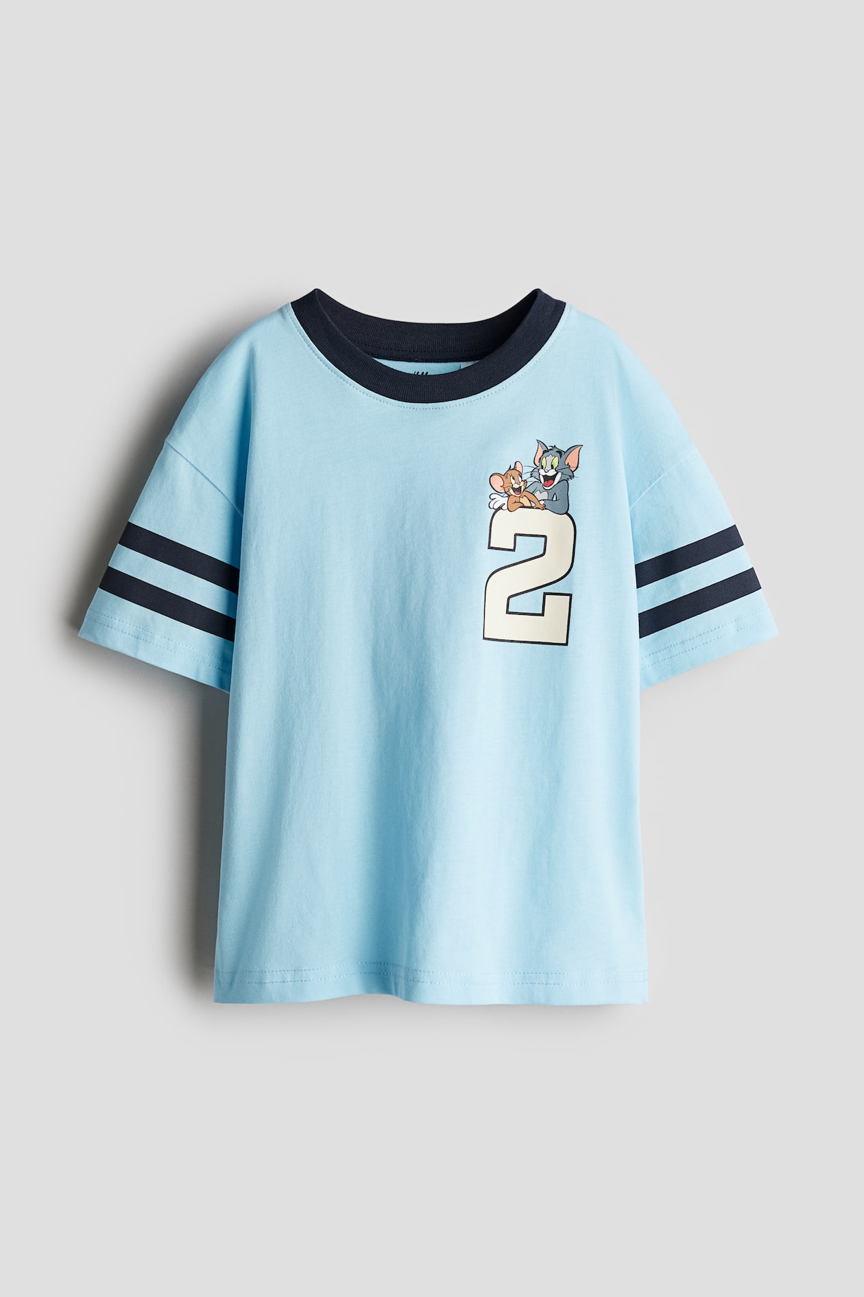 プリントTシャツ - ライトブルー／トムとジェリー - Kids | H&M JP 
