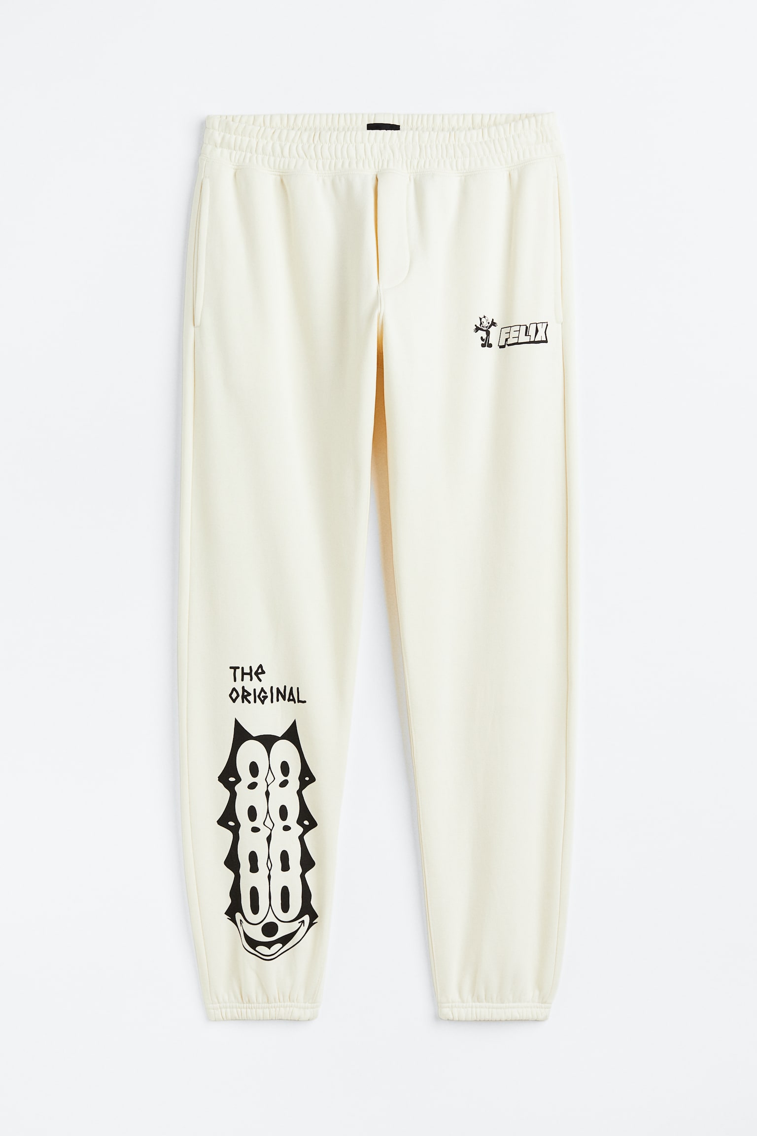 Regular Fit Sweatpants - Cream/Felix the Cat - 1