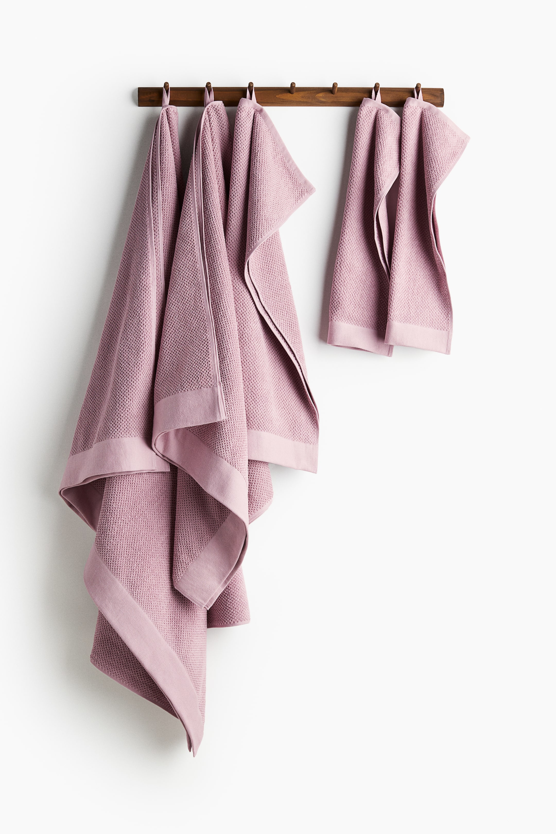 Cotton Terry Bath Towel - Dusty pink - Home All | H&M US