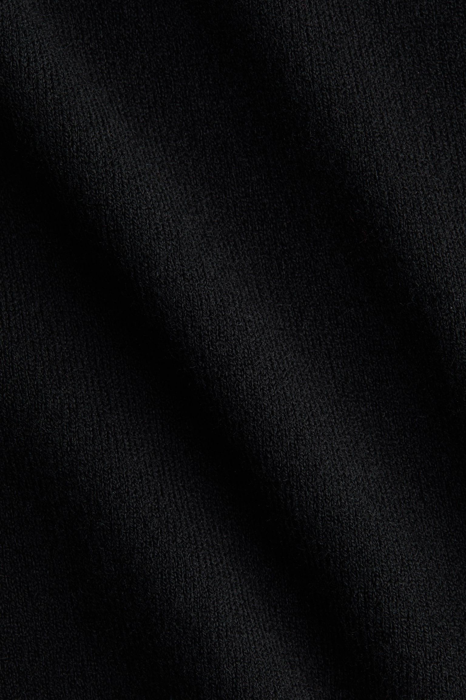 Женская накидка H&M Mock Turtleneck Cape, цвет: Чёрный — фото 4