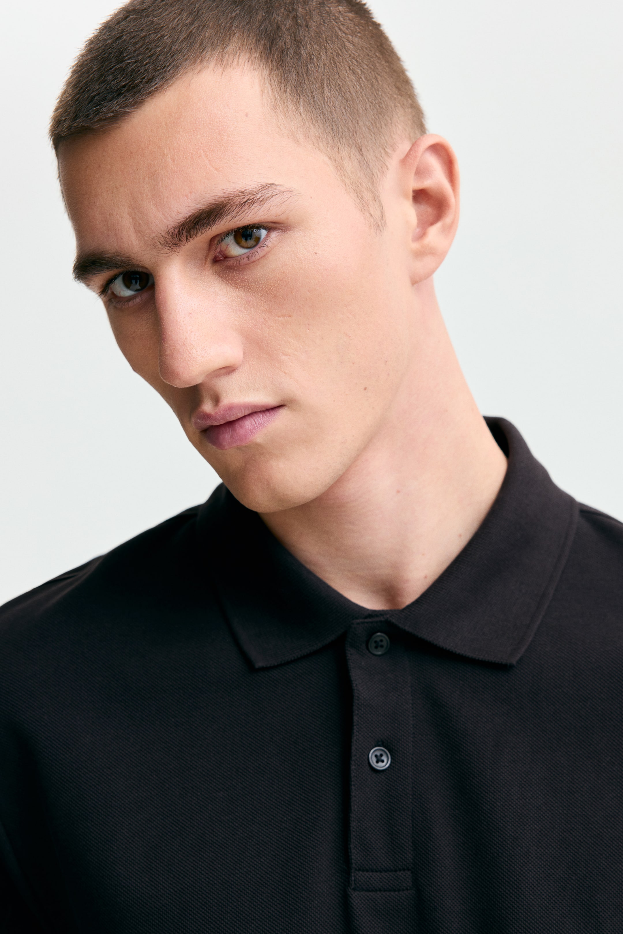 Мужские рубашки H&M Regular-Fit Polo Shirt — фото 7