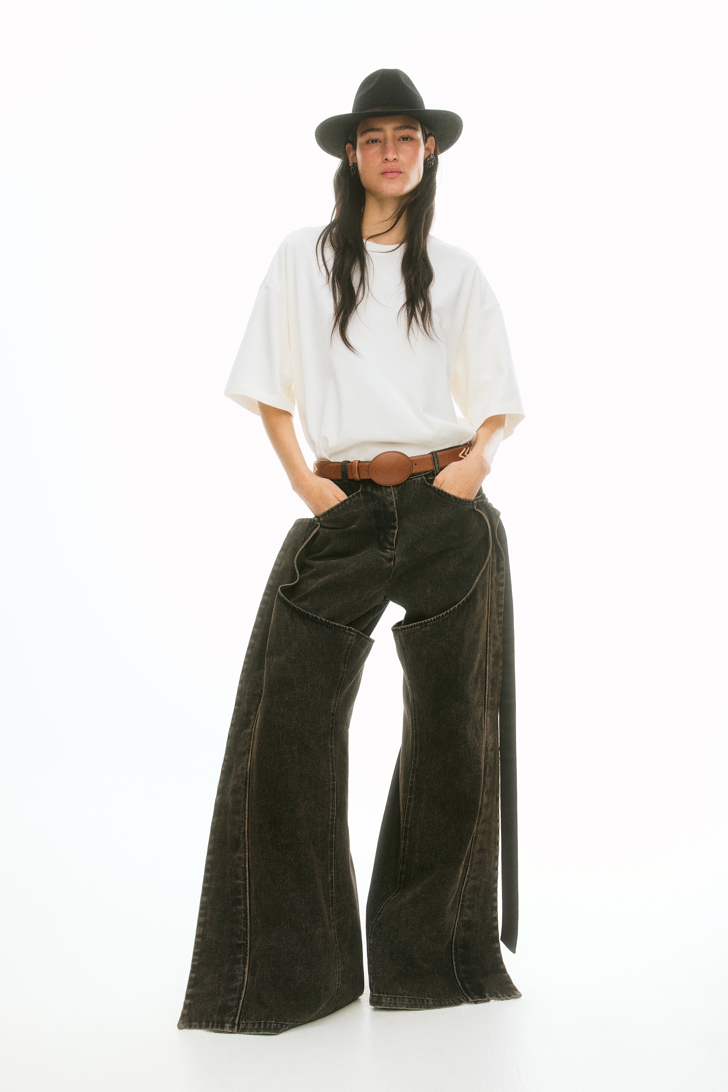 H & M - デザインTシャツ - ホワイト