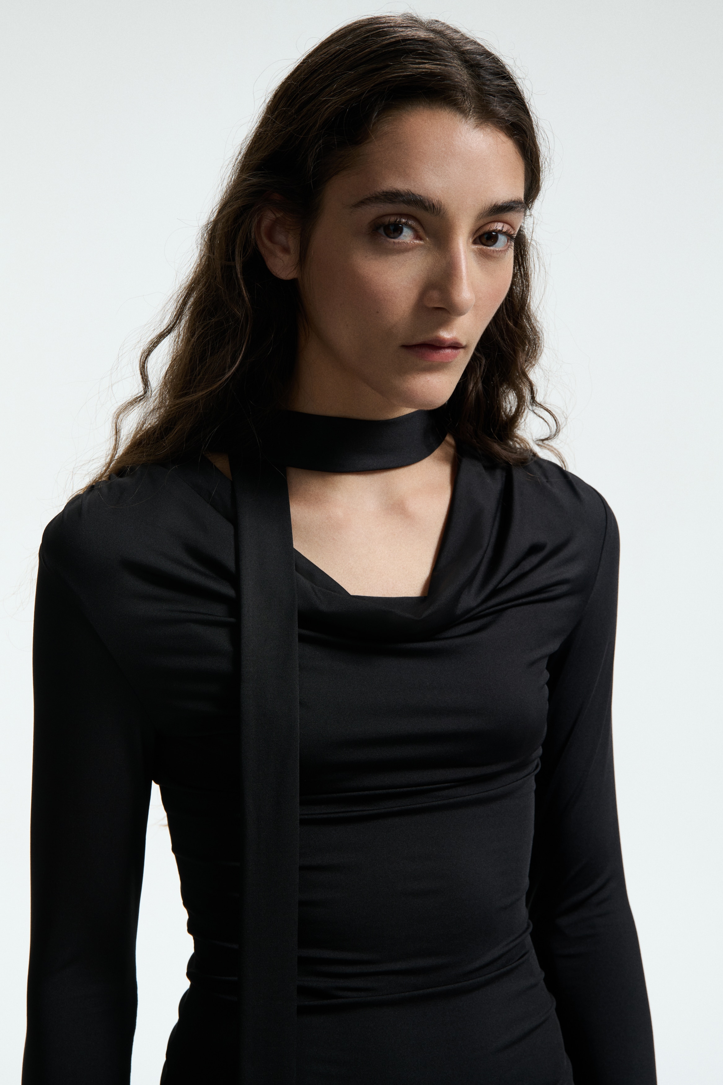 Scarf-detail top