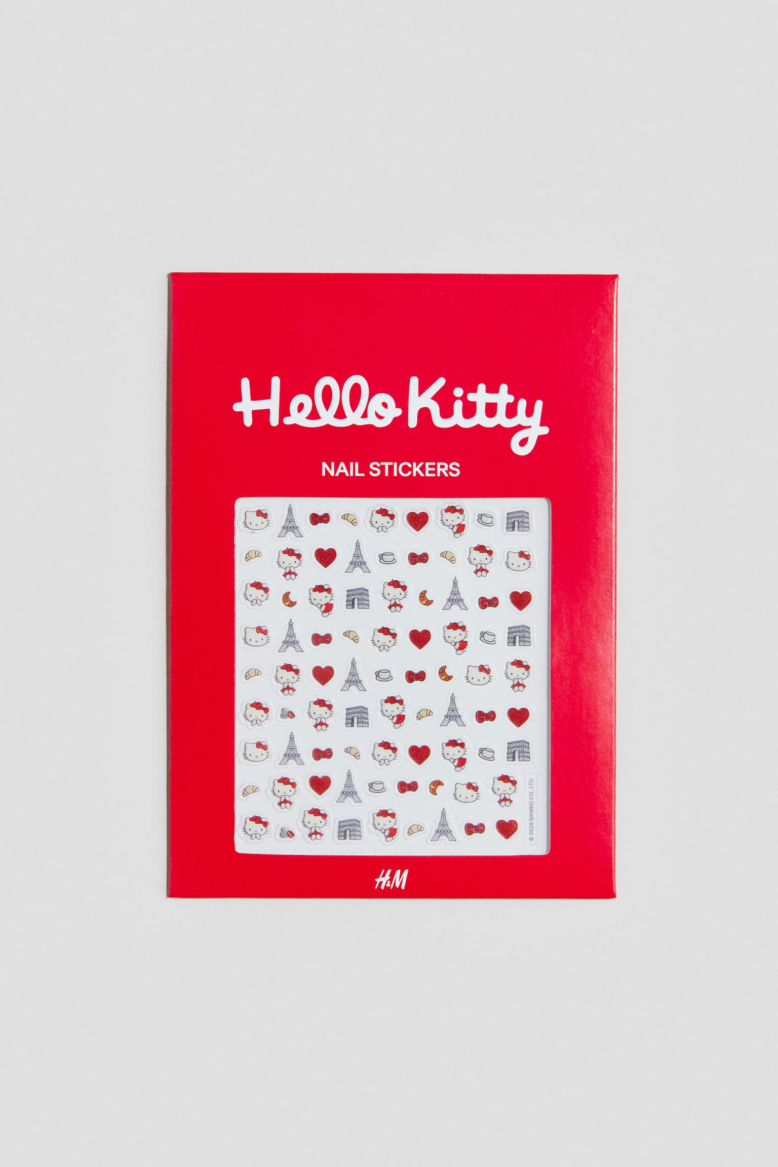 Nagelstickers - Rood/Hello Kitty