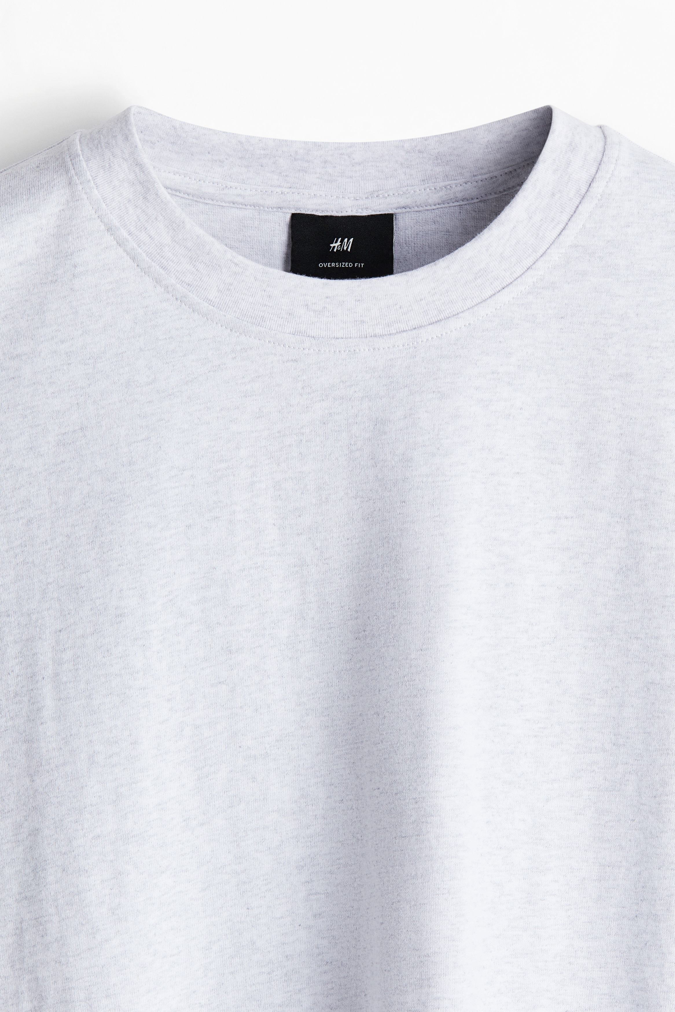 Men's White Oversized Fit Cotton T-shirt | H&M US