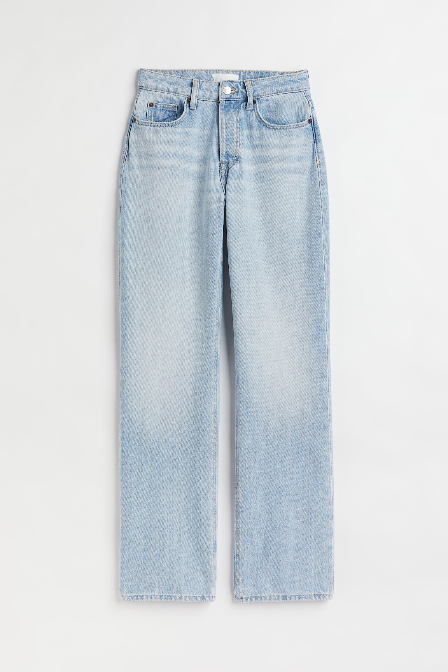 ストレートハイデニム - ライトデニムブルー