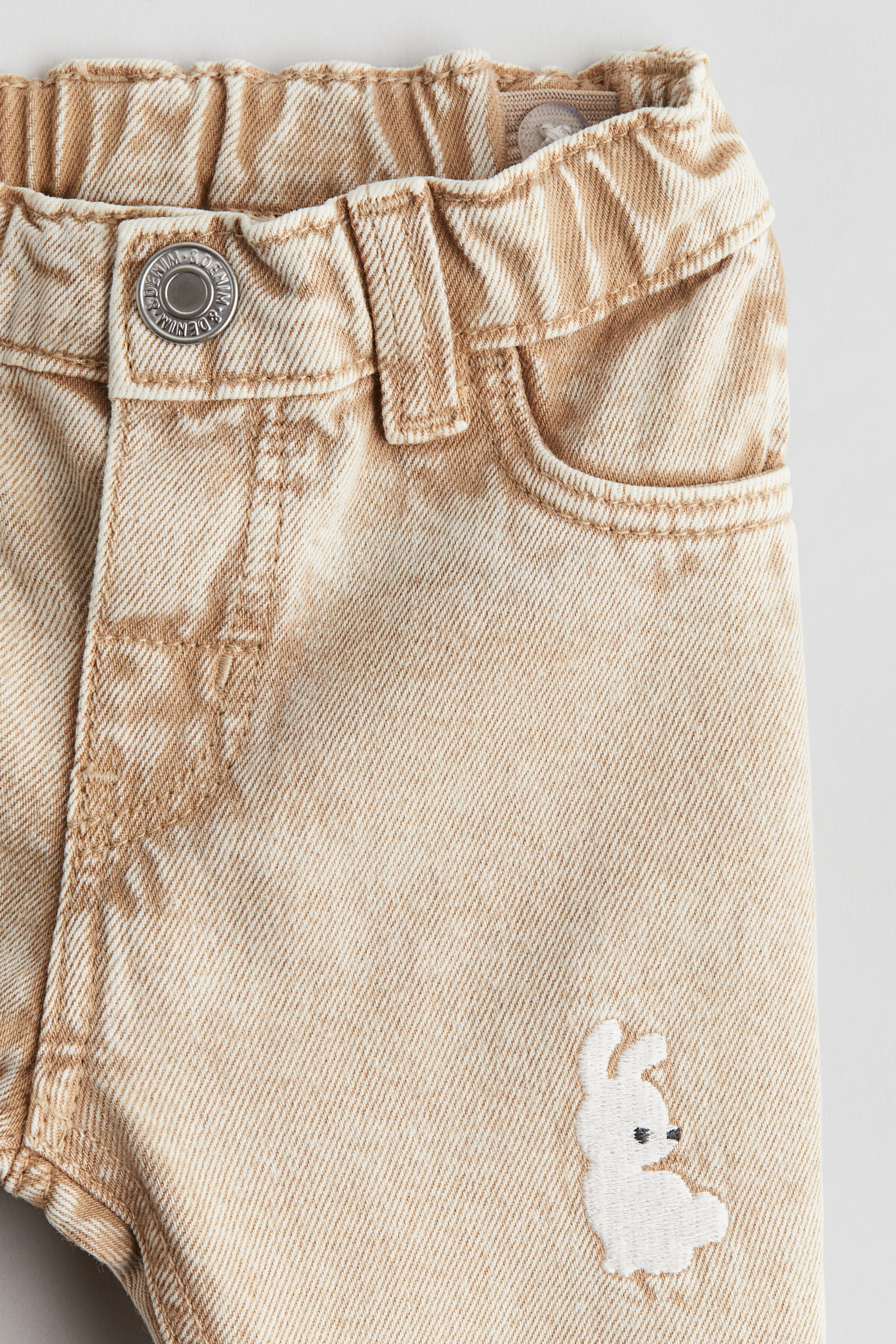 Embroidery-Detail Jeans