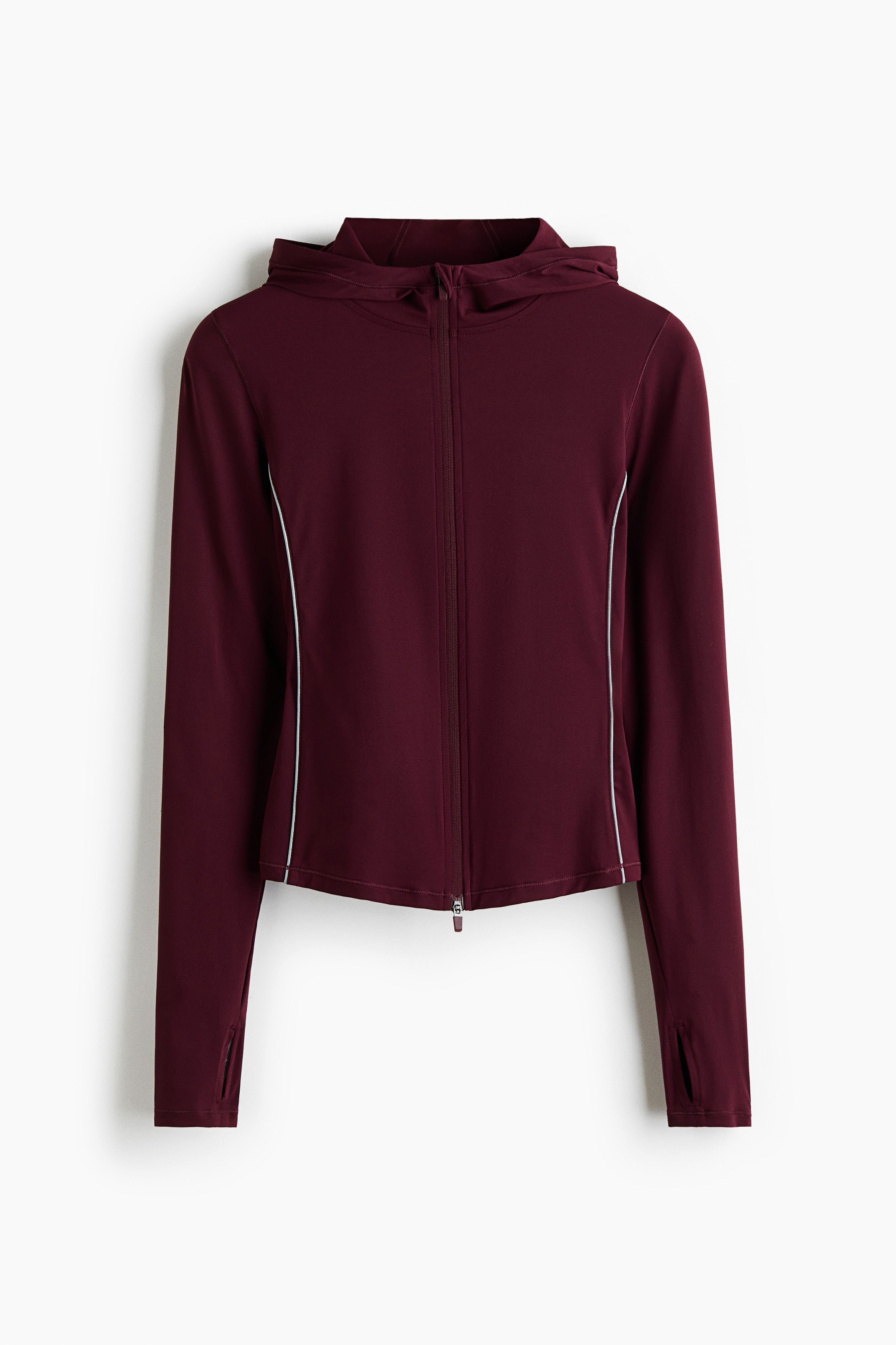 Rozpinana bluza sportowa CoolMove™ z kapturem - Wiśniowy