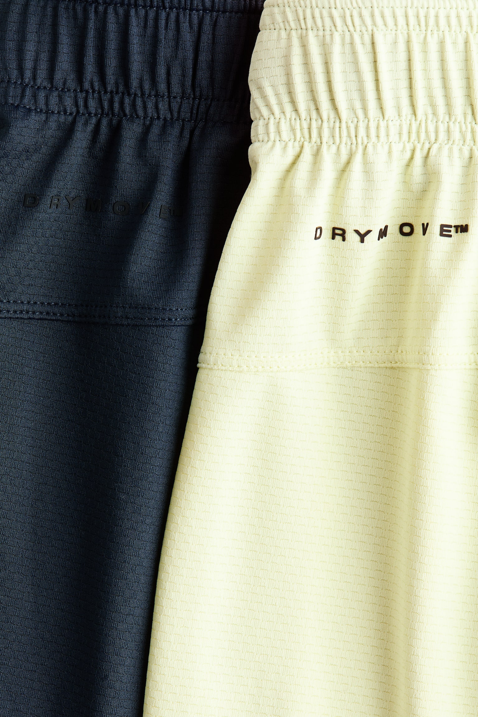 2-Pack Sports Shorts with DryMove™ - Light yellow/navy blue/Dark gray/navy blue/Black/Burgundy/dark blue/Teal/black/Dark green/green - 2