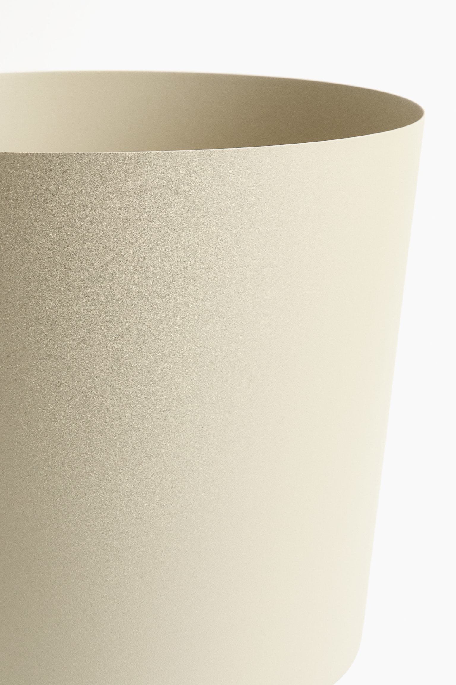 Velika metalna saksija - Svetlobež/Terakota/Tamnosmeđa - 6