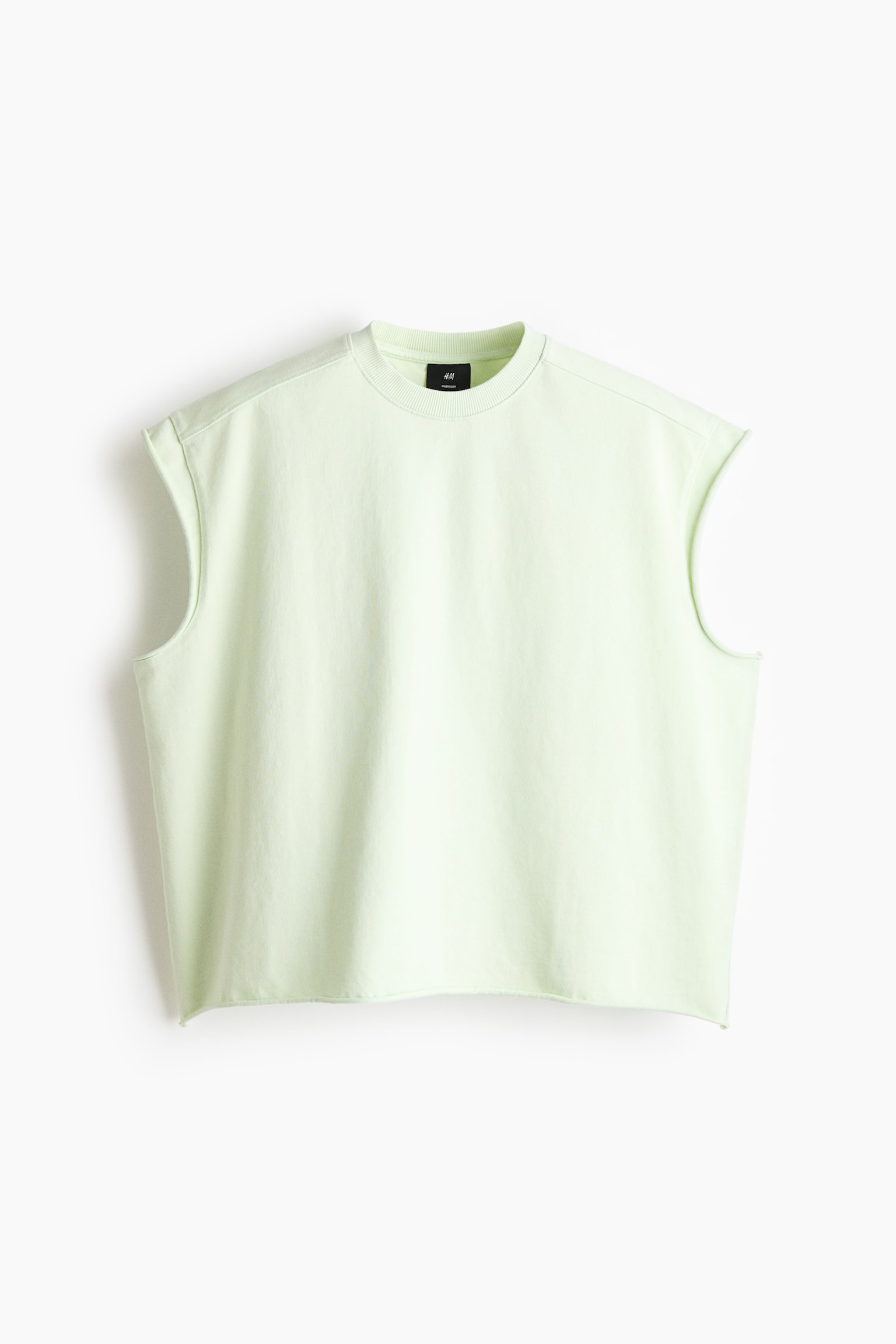 Oversized Fit Boxy vest top - Light green/Purple - 1