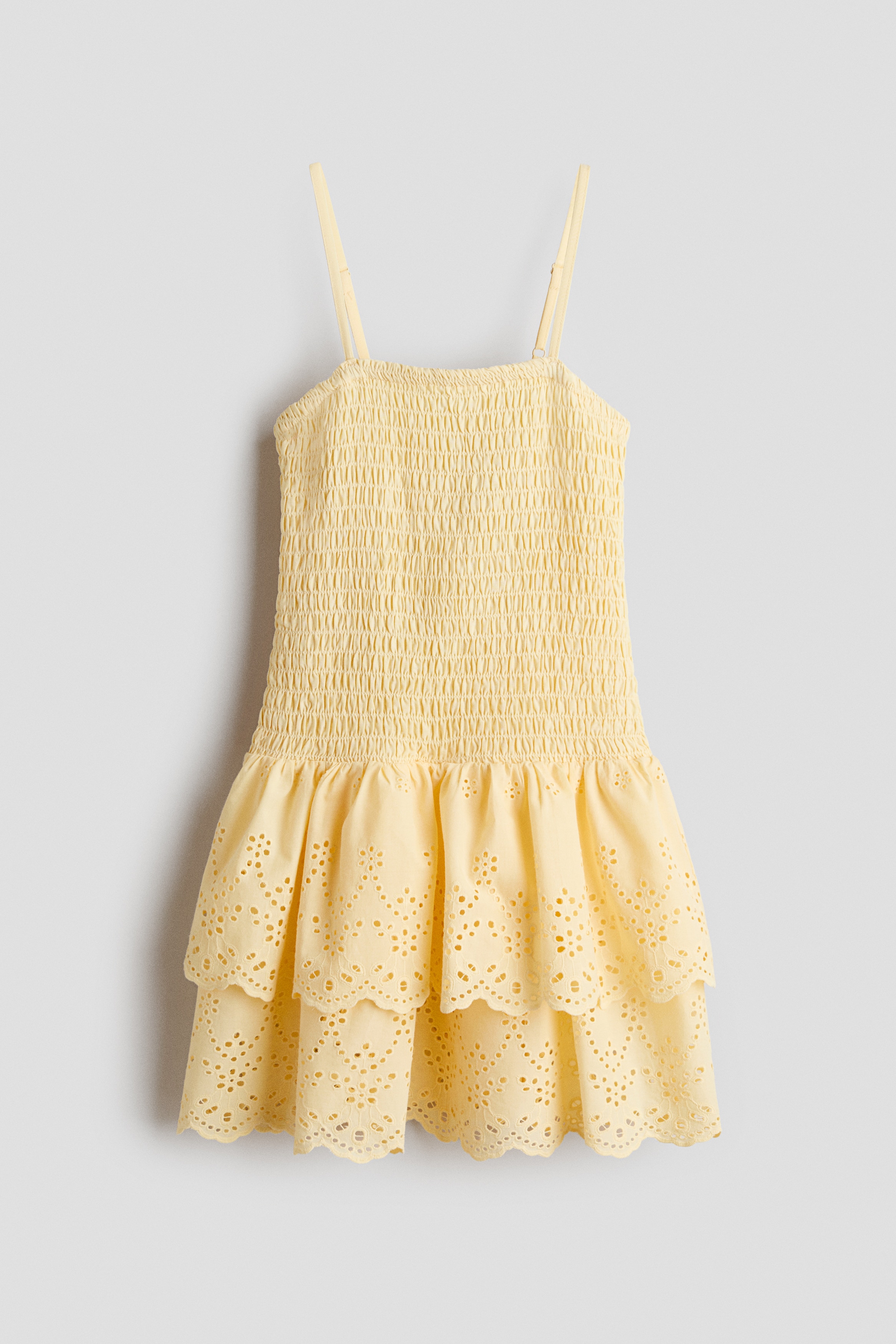 Smocked Strappy Dress
