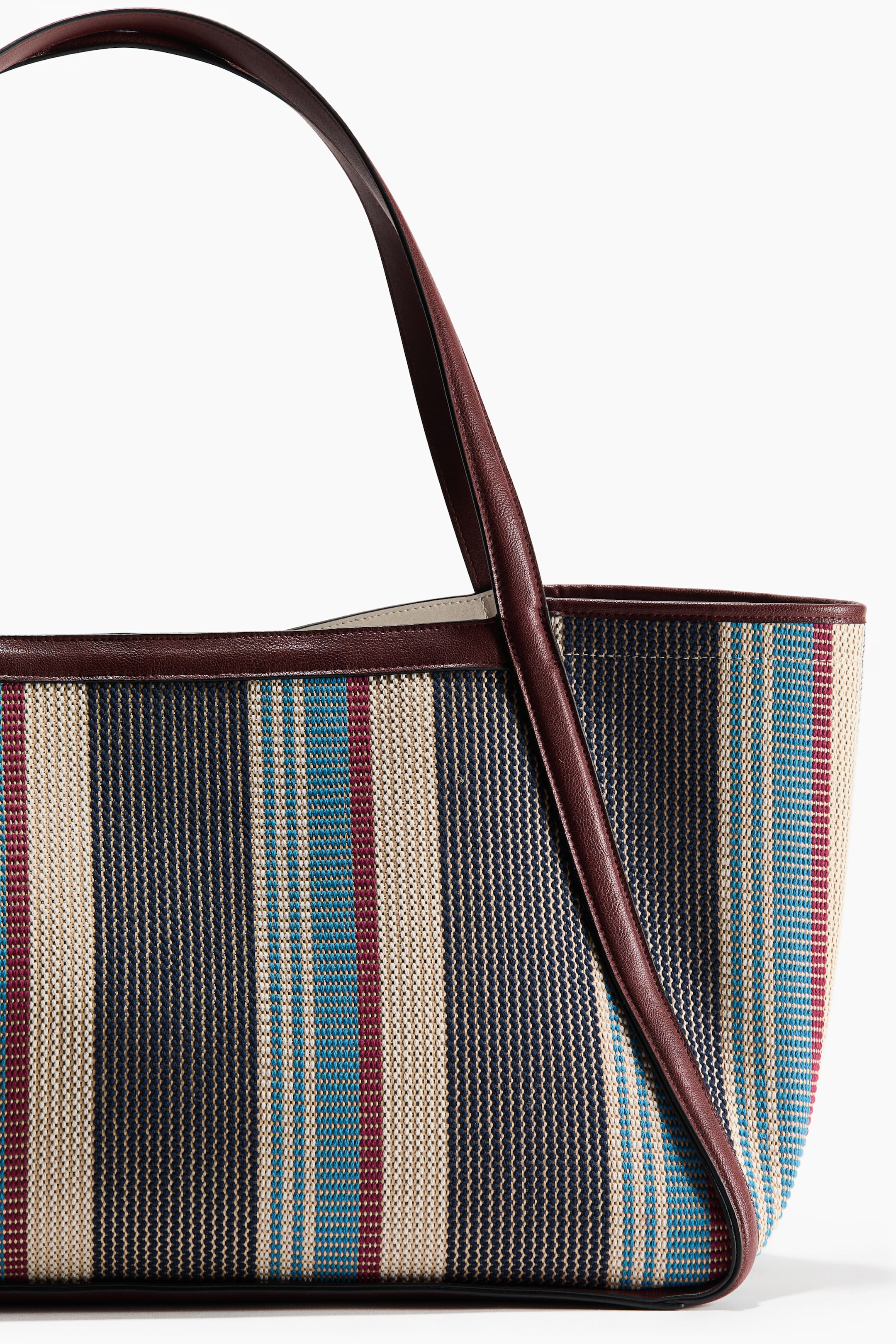 Jacquard-Weave Shopper