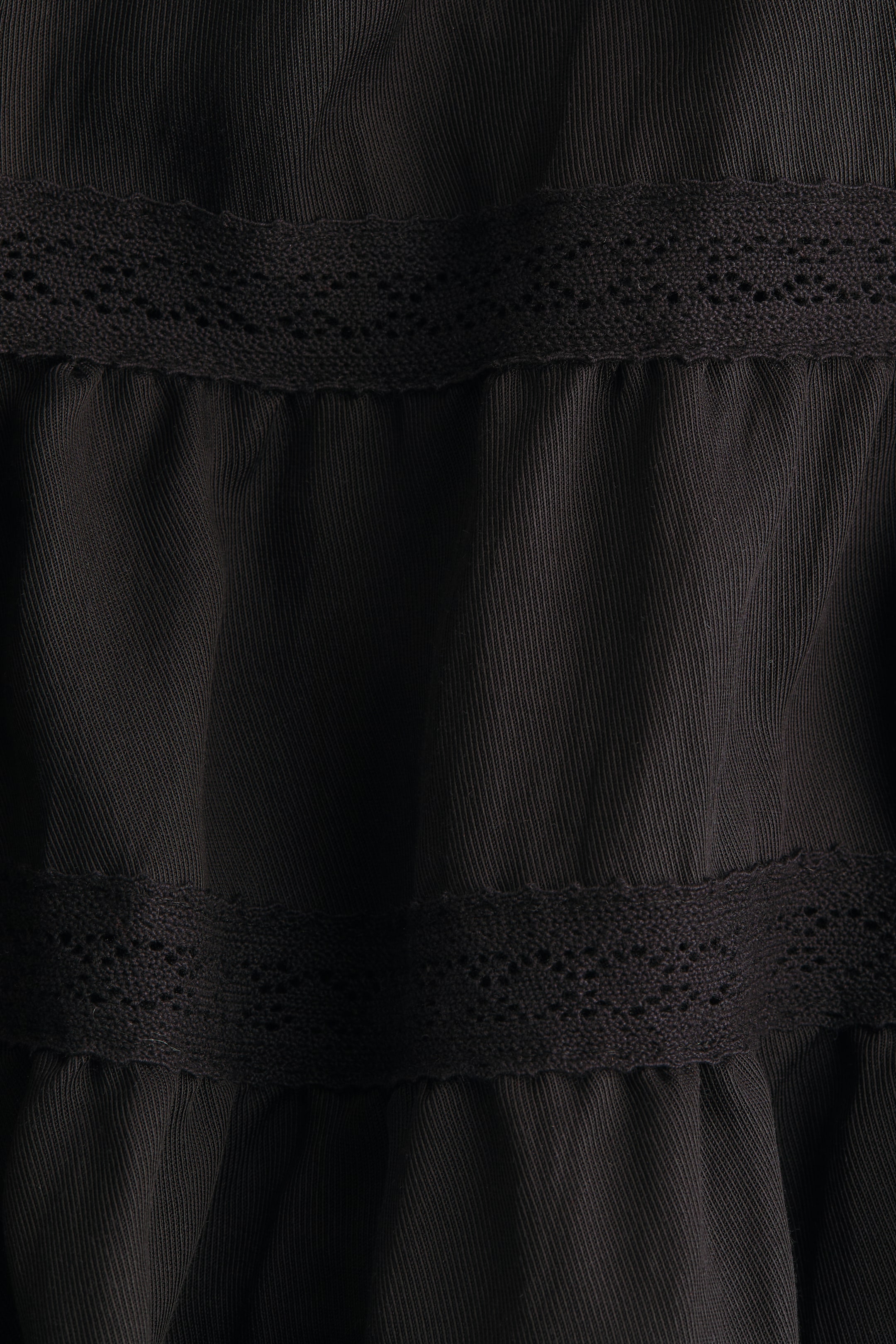 Xem ảnh lớn hơn: Chân váy đáp ren - Màu đen - Ladies | H&M VN 6