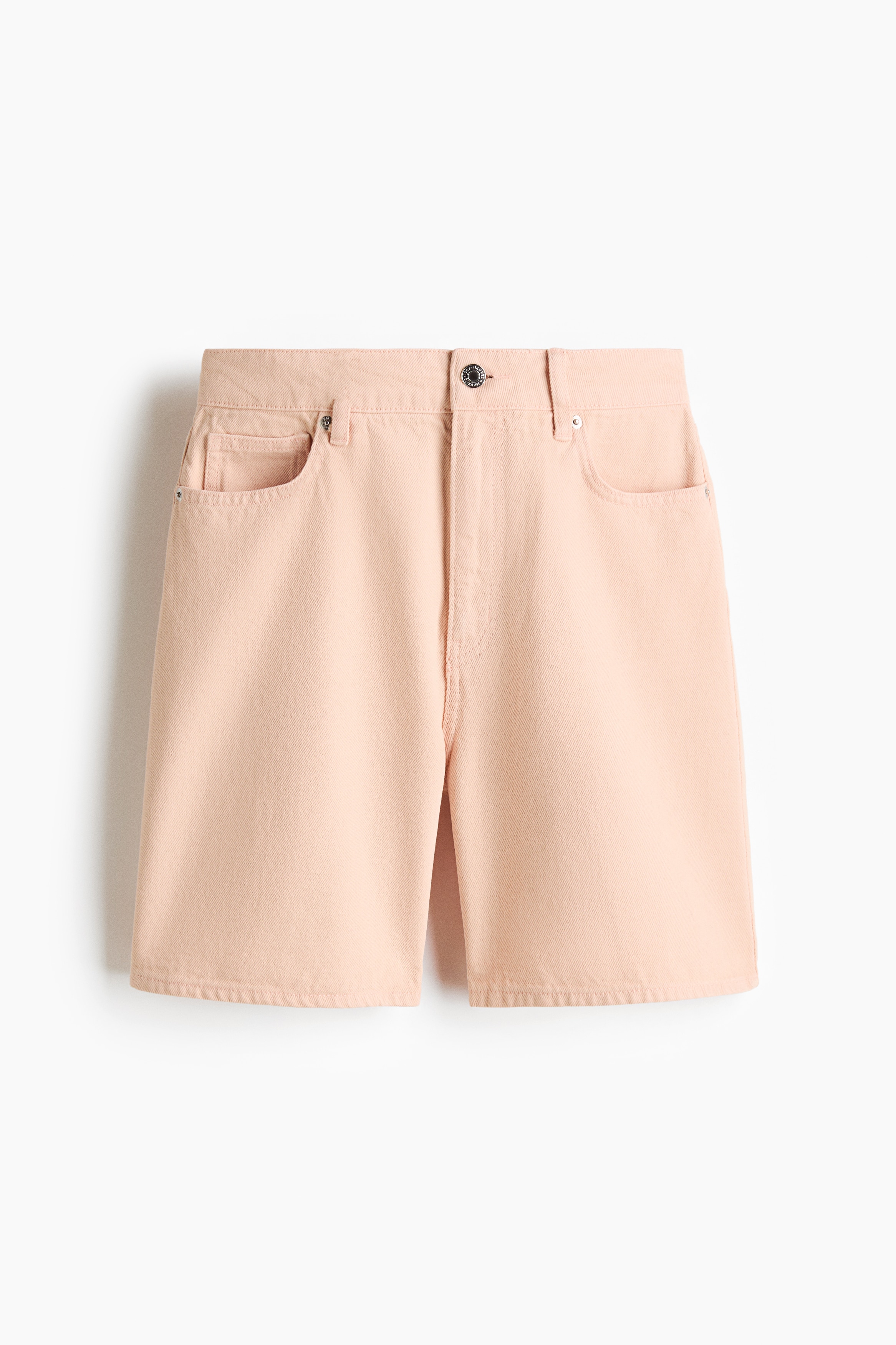 Denim Bermuda shorts - Powder pink