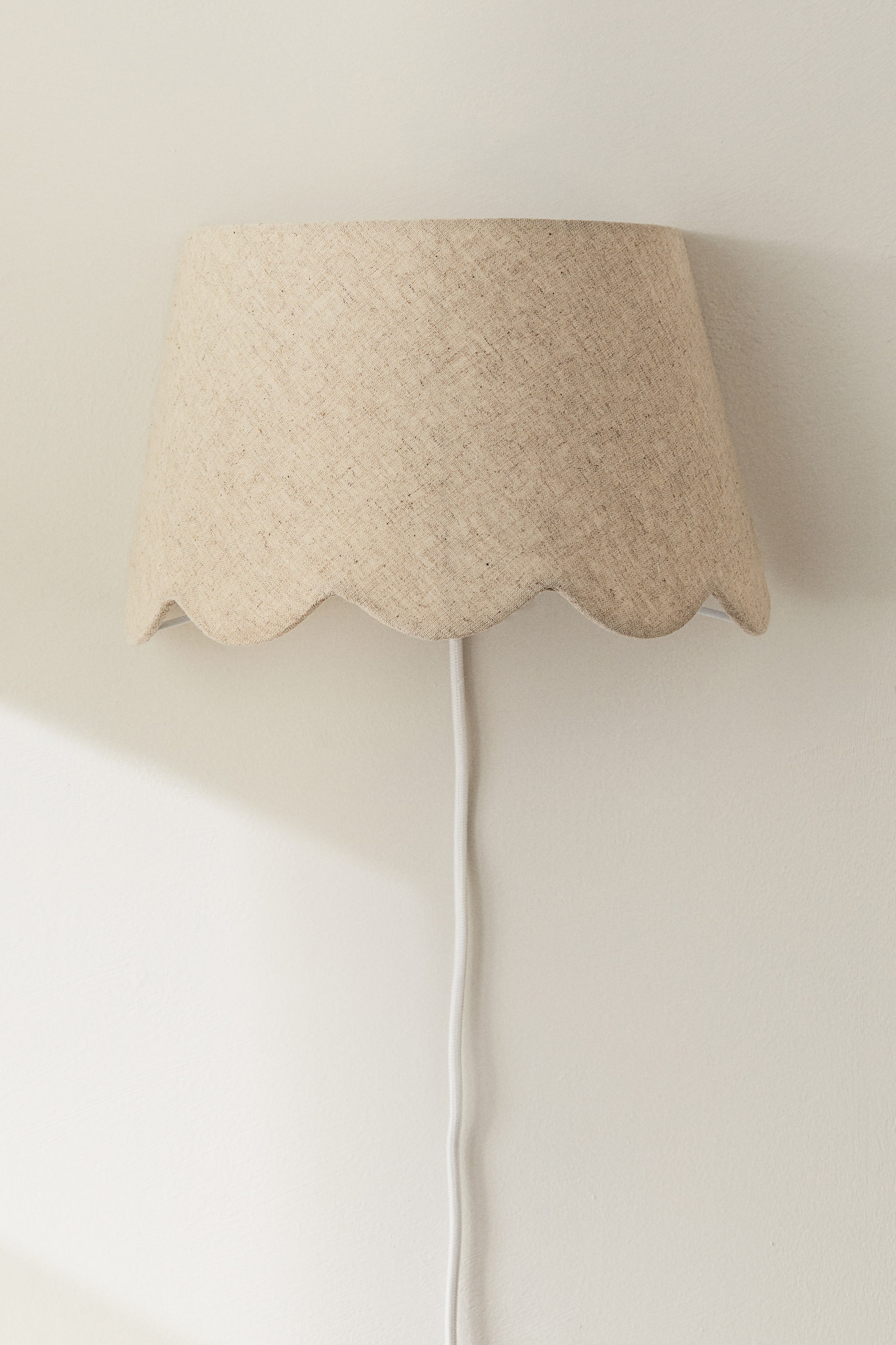 Linen-blend Wall Lampshade