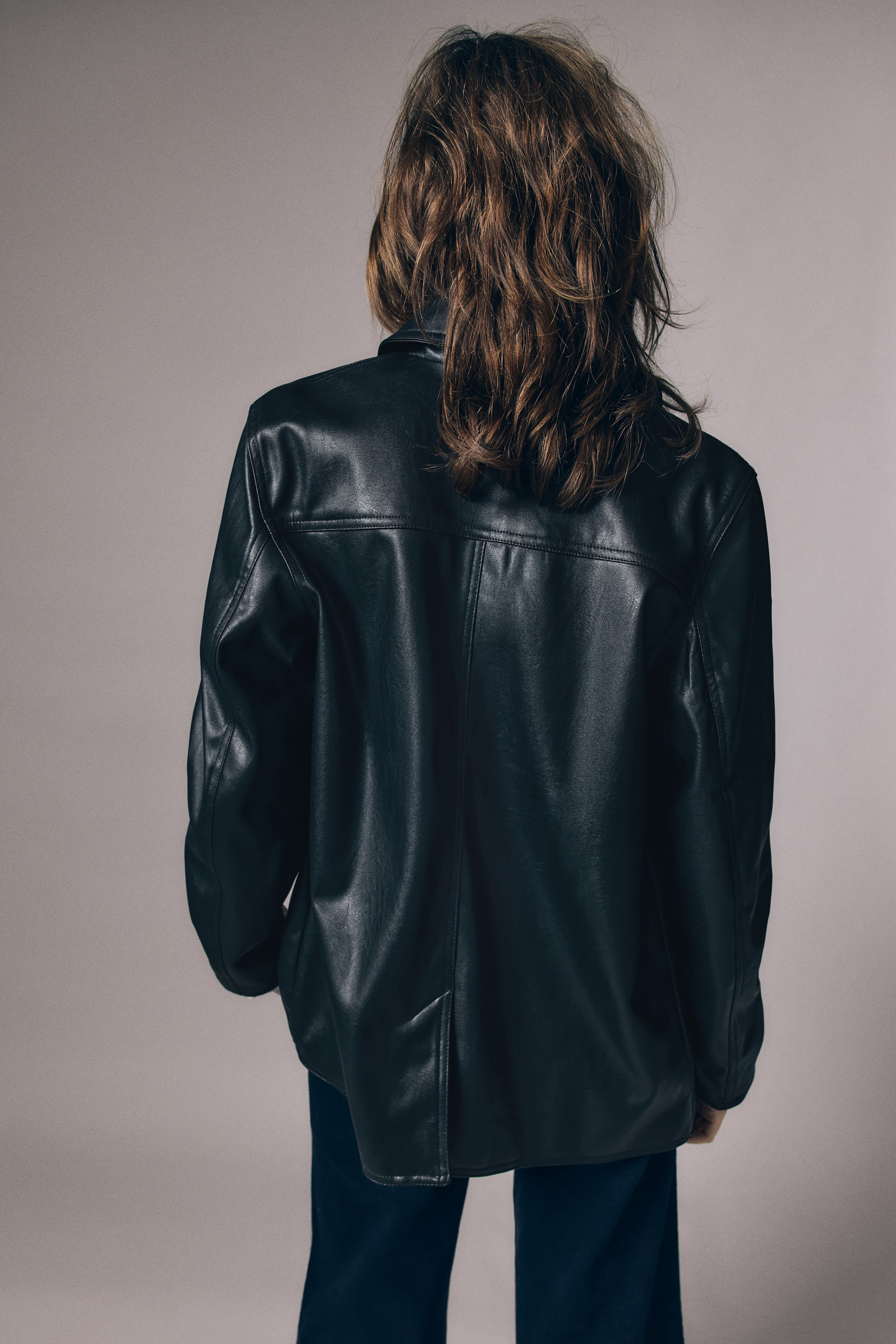 Женские куртки H&M Coated Car Coat — фото 5
