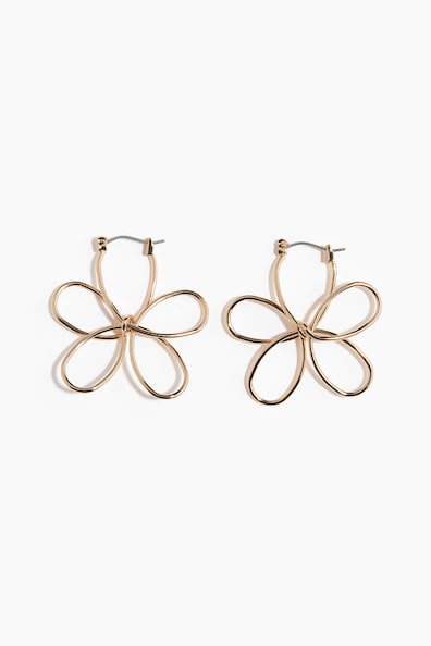 フラワーシェイプピアス